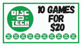 Load image into Gallery viewer, Disc-O-Tech 10 games for $20
