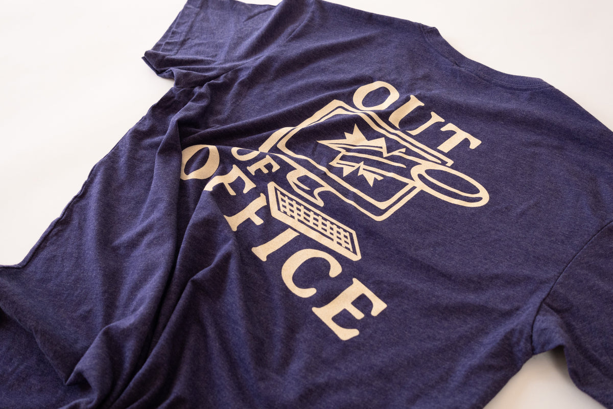 Out of Office Tee (Storm Blue)