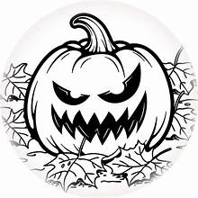Coloring Book Series - Halloween Pumpkin