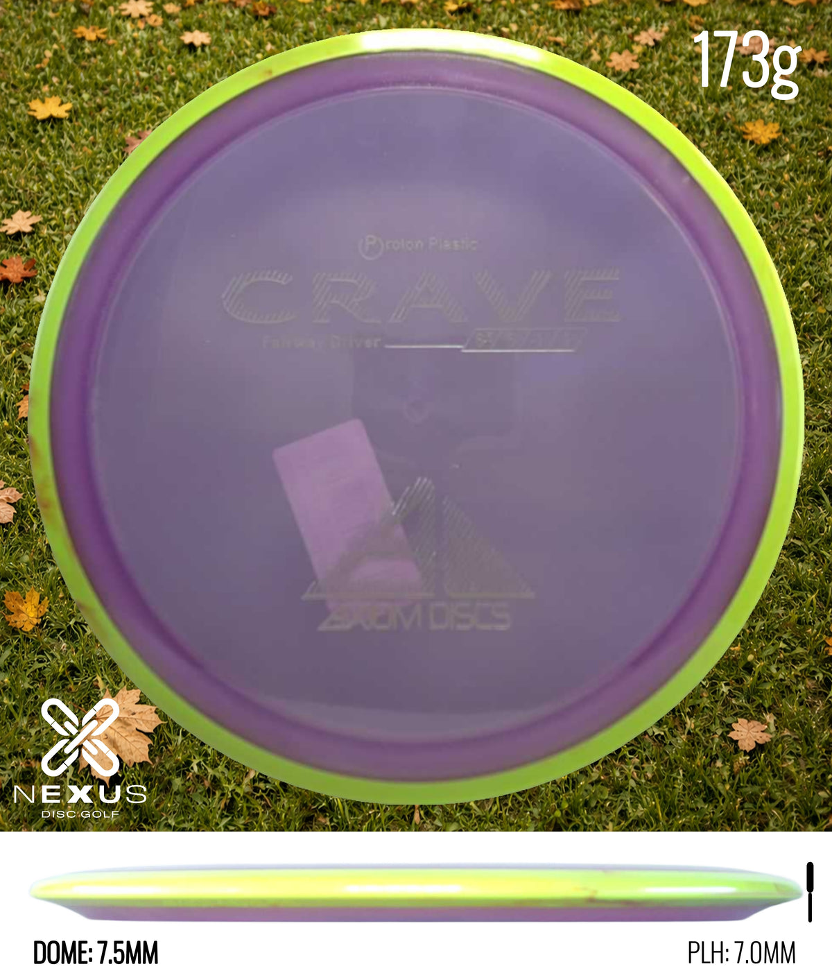 Axiom Crave Proton Purple/Silver 173g