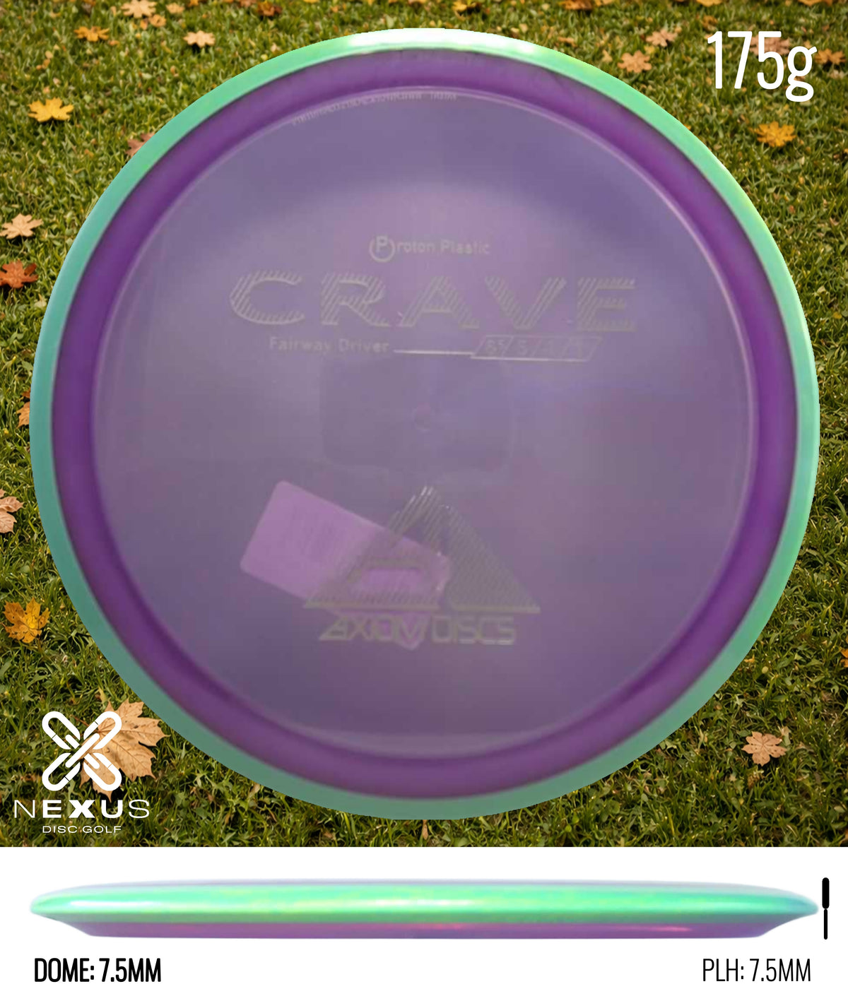 Axiom Crave Proton Purple/Silver 175g