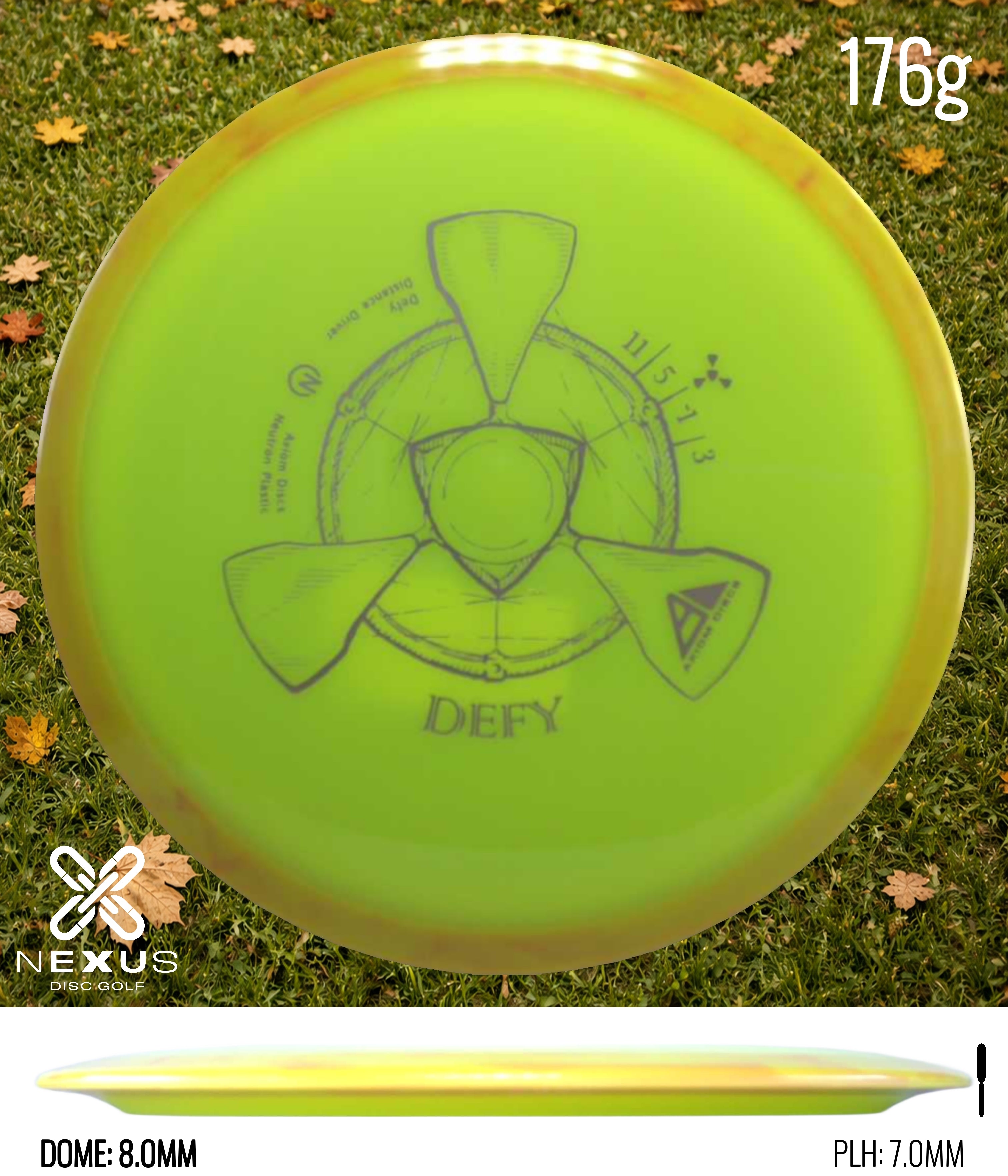 Axiom Defy Neutron Yellow/Silver 176g