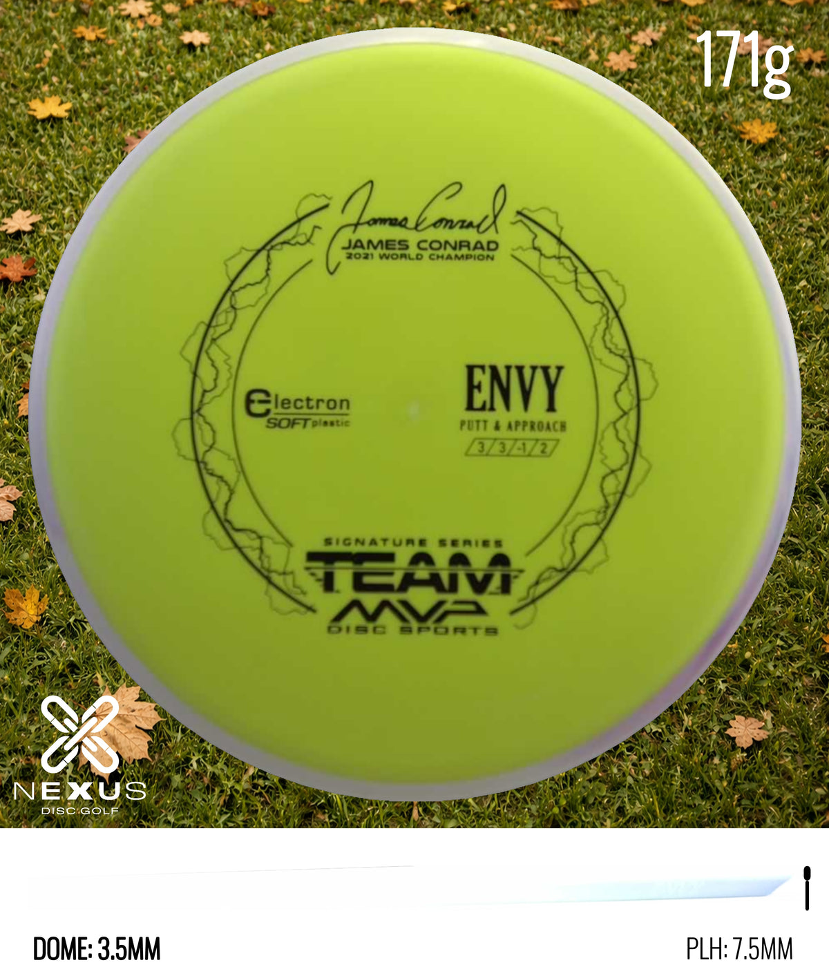 Axiom Envy Electron Yellow/Black 171g
