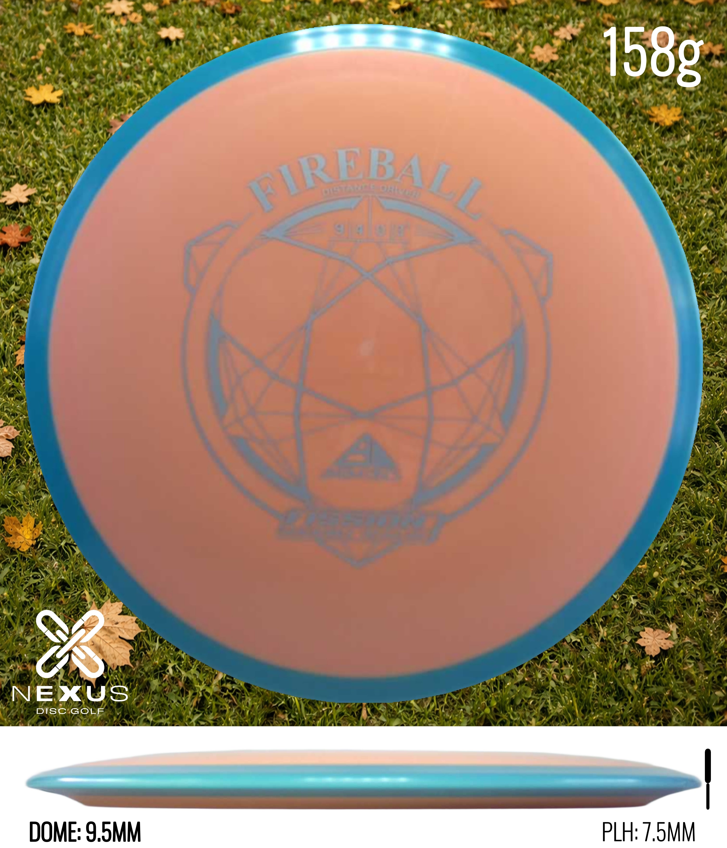 Axiom Fireball Fission Orange/Silver 158g