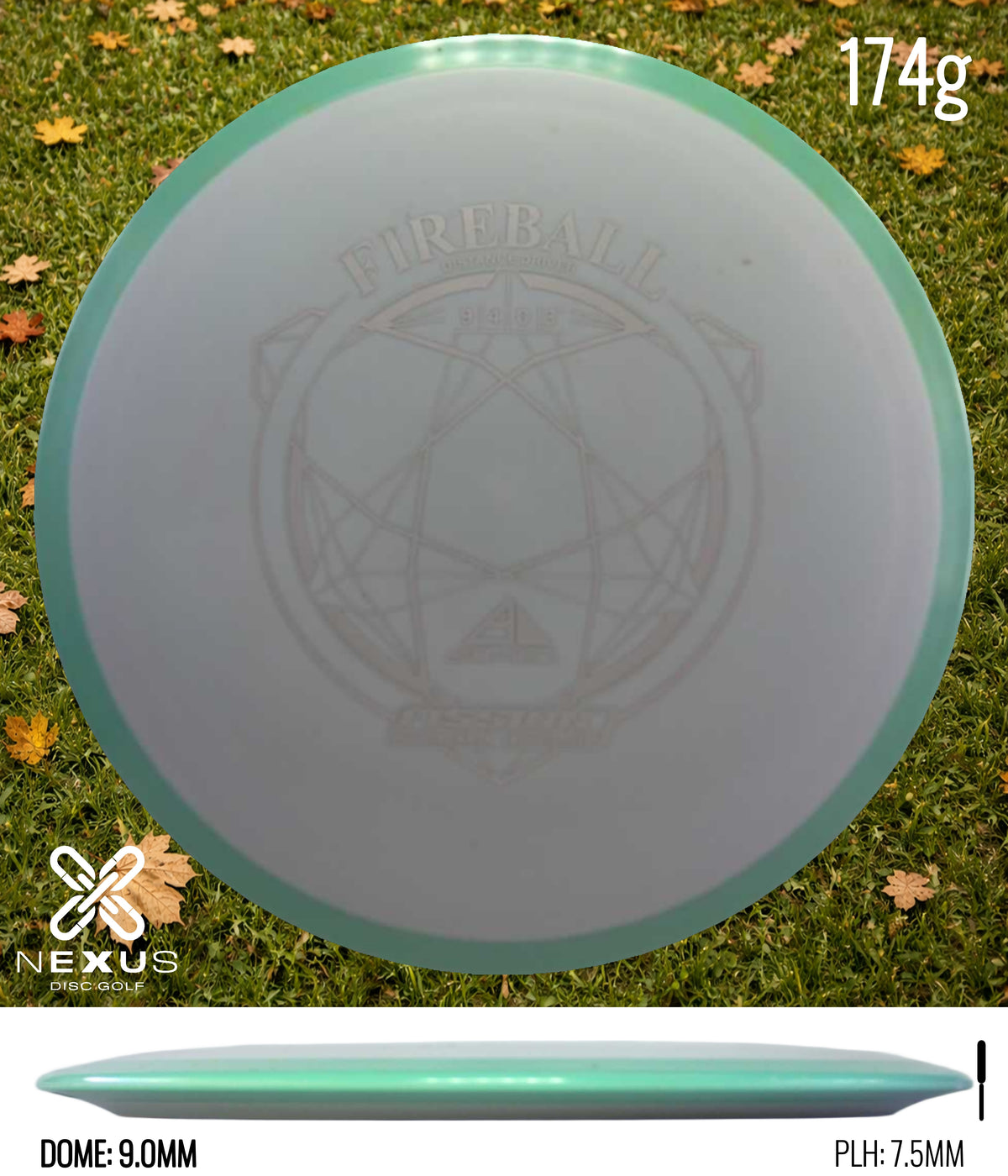 Axiom Fireball Fission White/Silver 174g