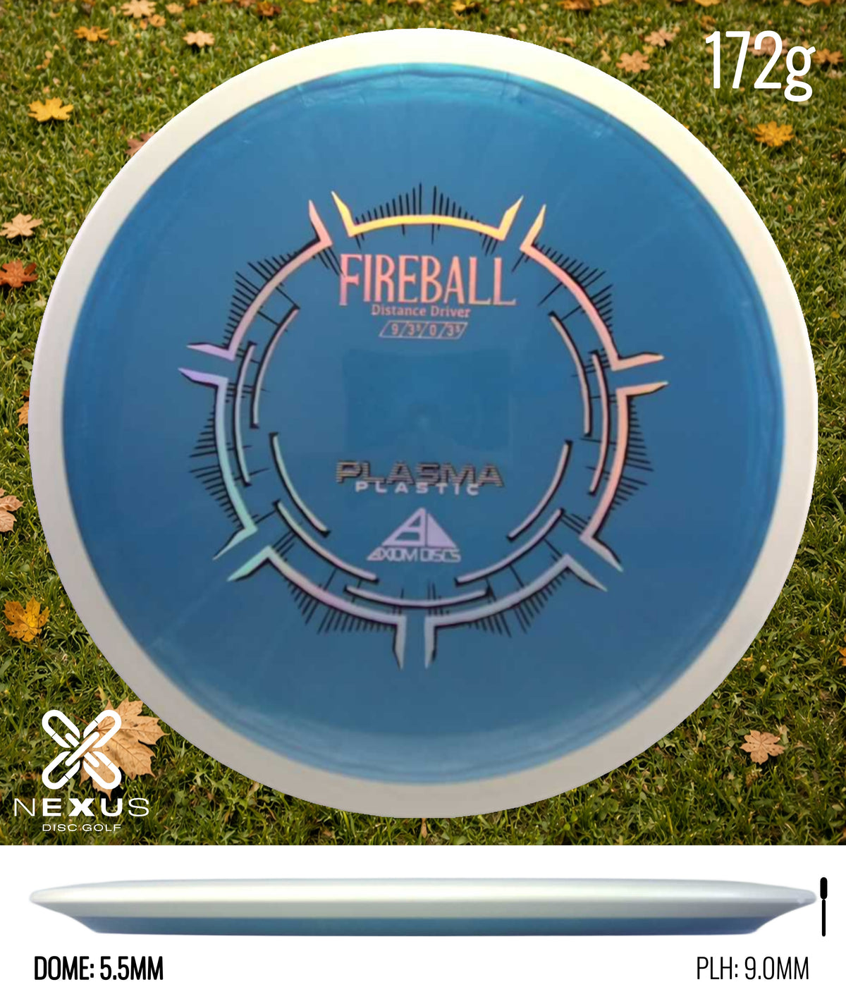 Axiom Fireball Plasma Blue/Silver 172g