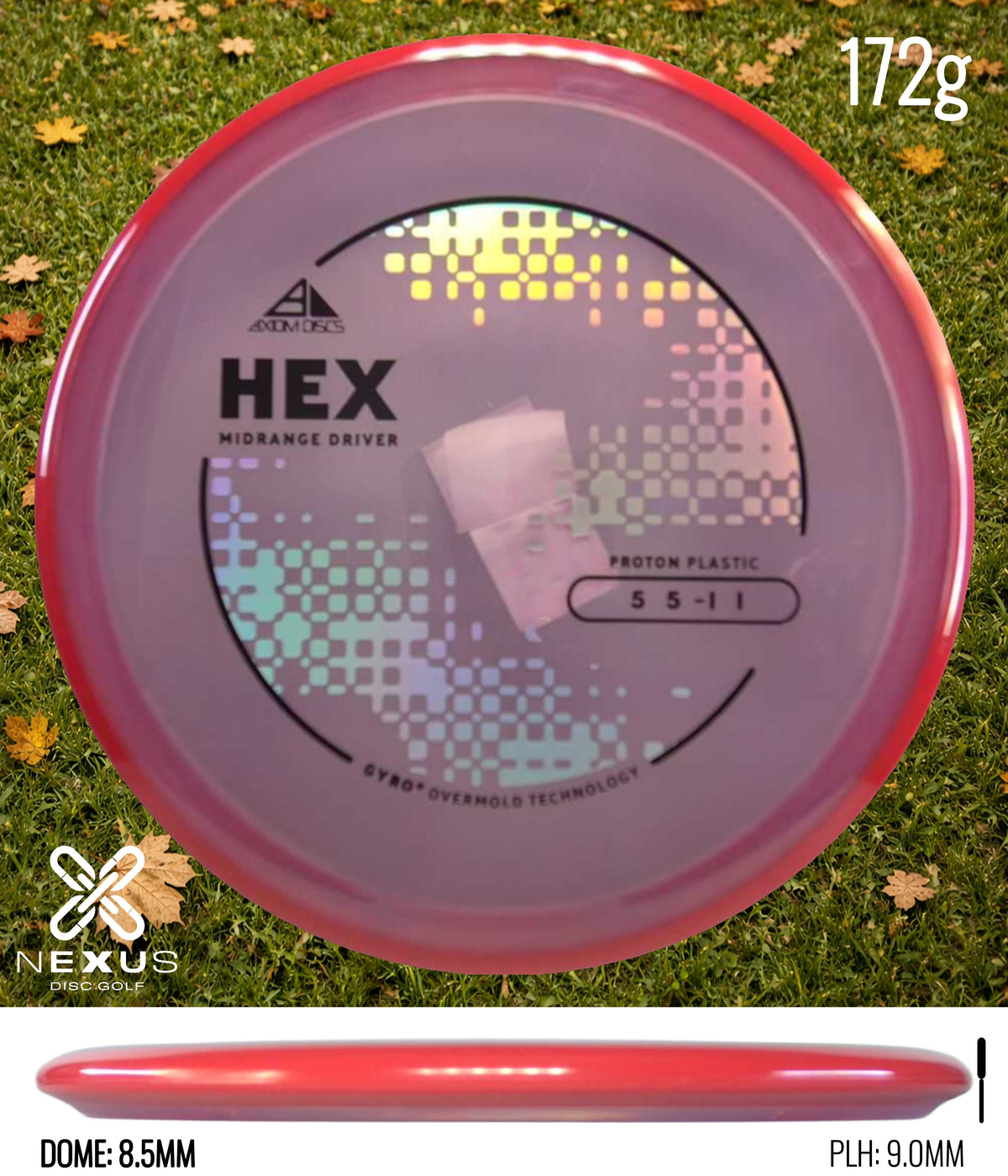 Axiom Hex Proton Pink/Holographic, Black 172g