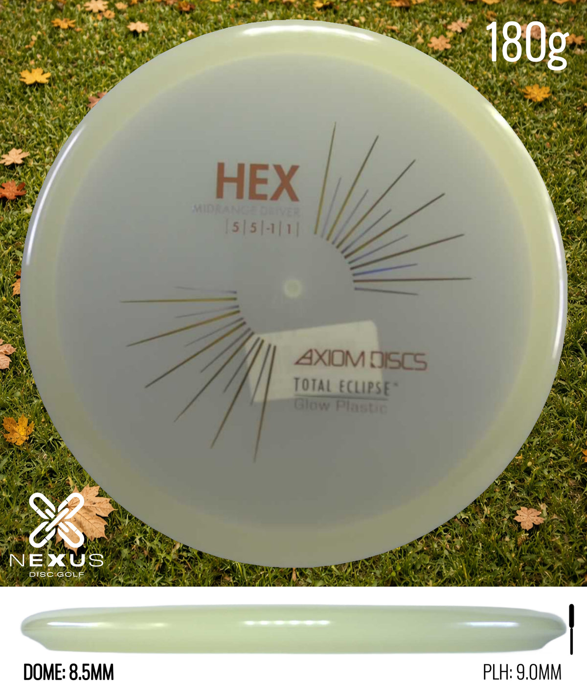 Axiom Hex Total Eclipse Glow/Gold 180g