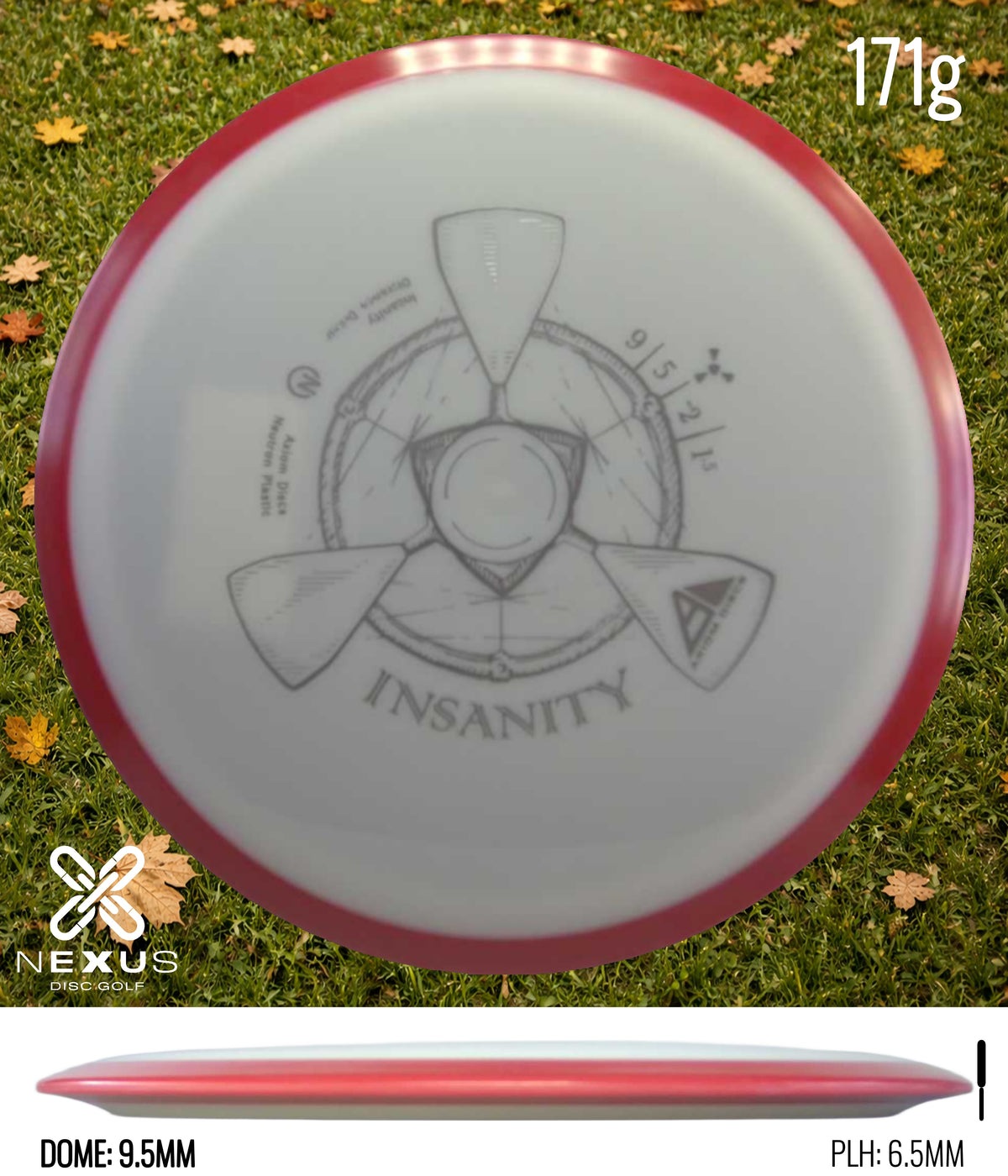 Axiom Insanity Neutron White/Silver 171g