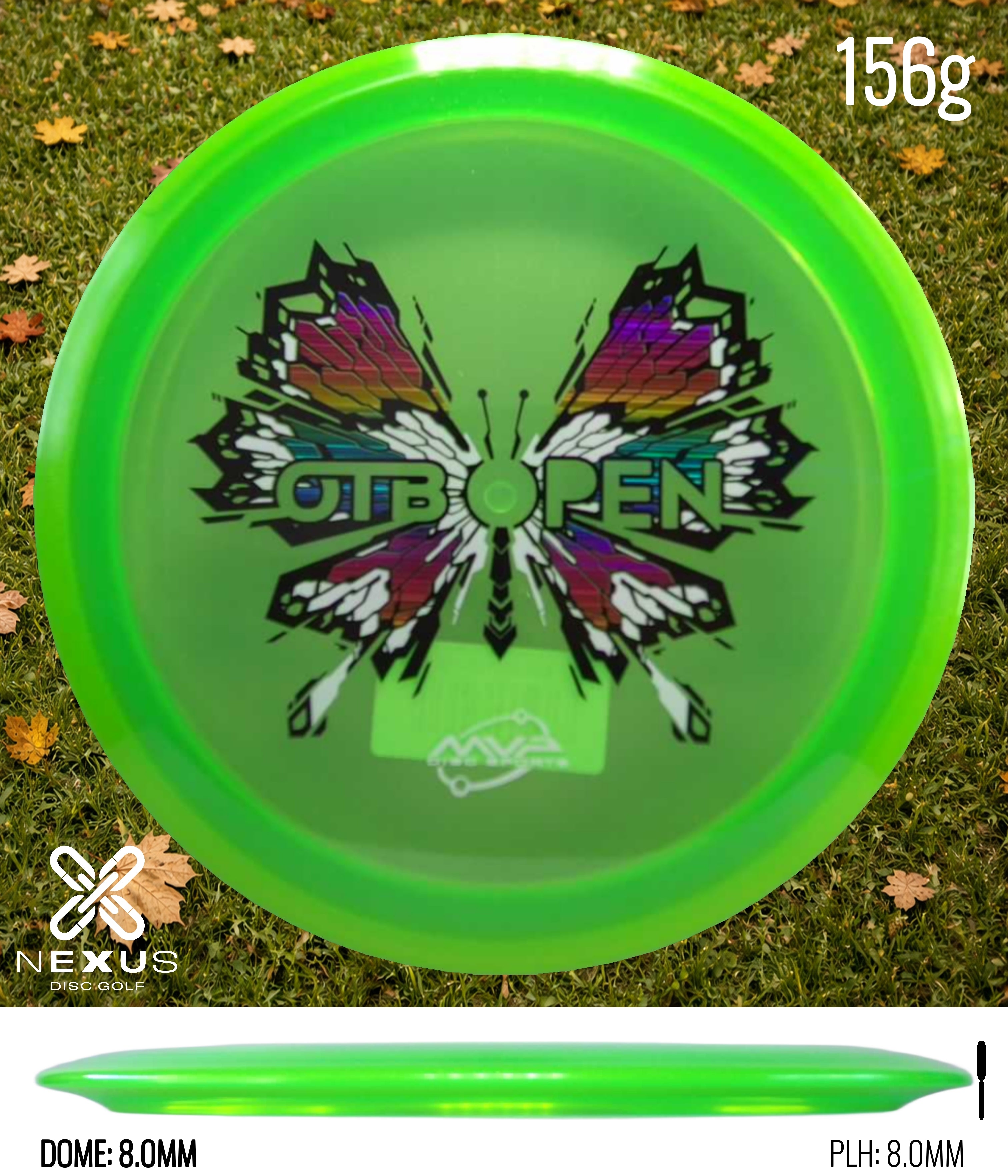 Axiom Insanity Prism Proton Green/Multicolor, Black 156g