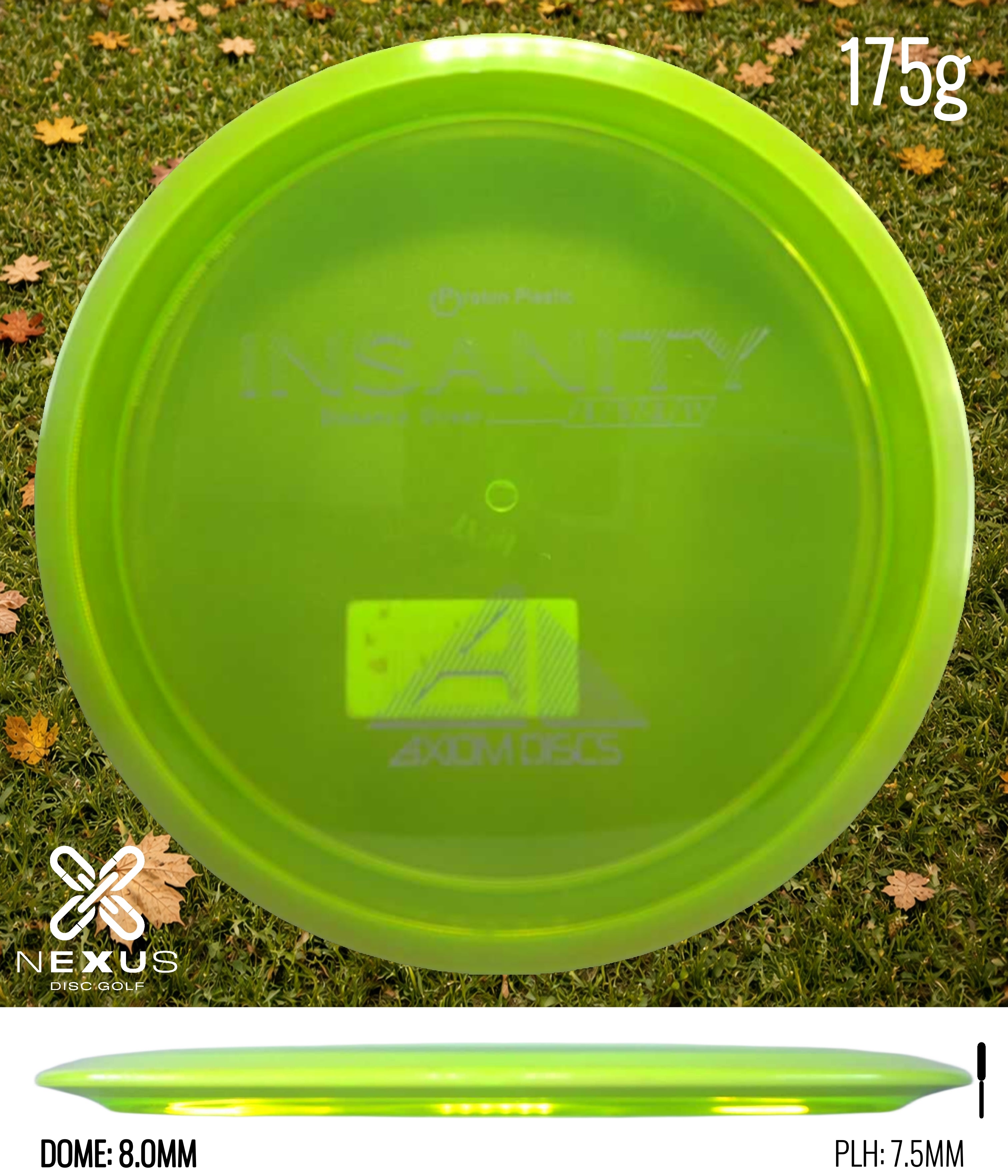 Axiom Insanity Proton Green/White 175g