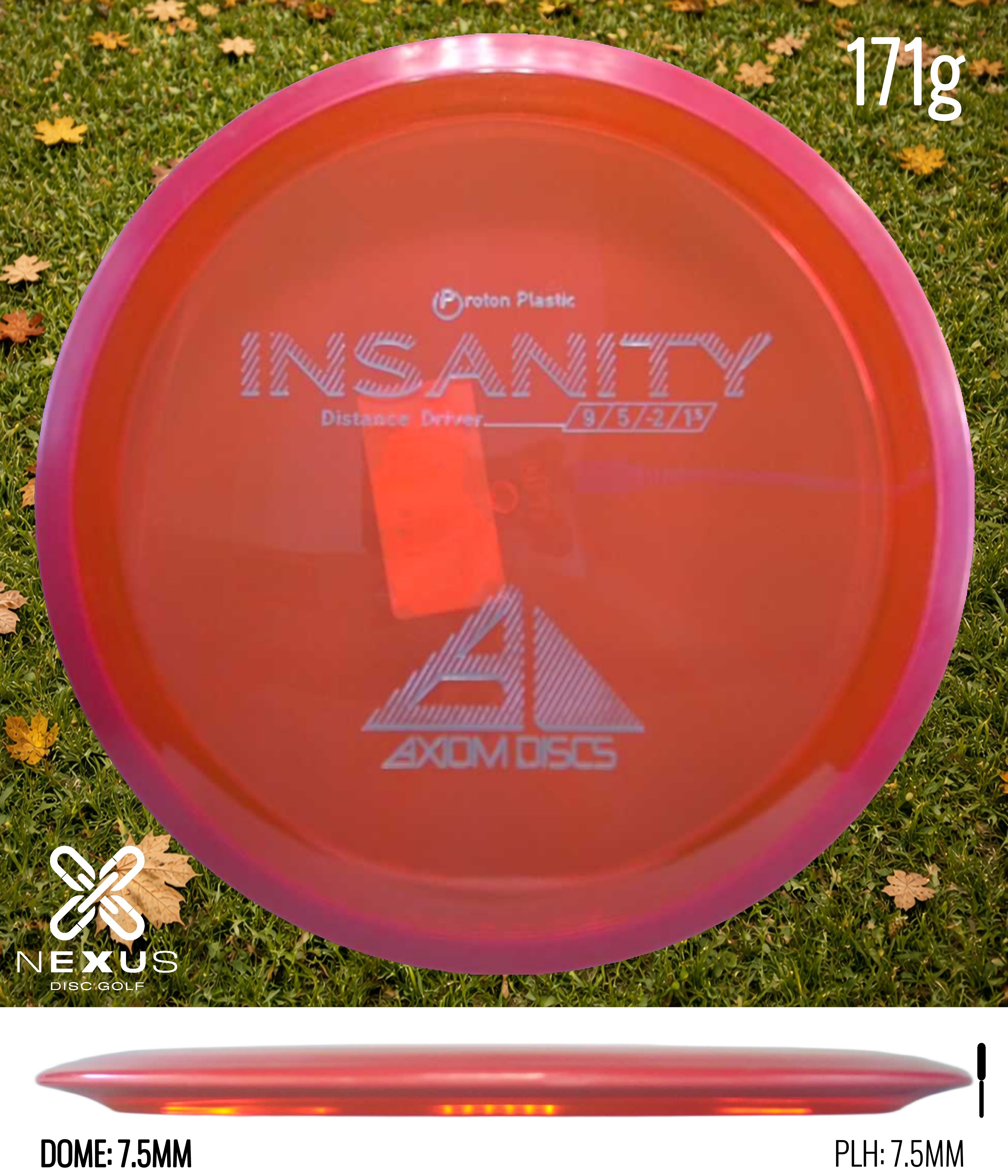 Axiom Insanity Proton Orange/White 171g