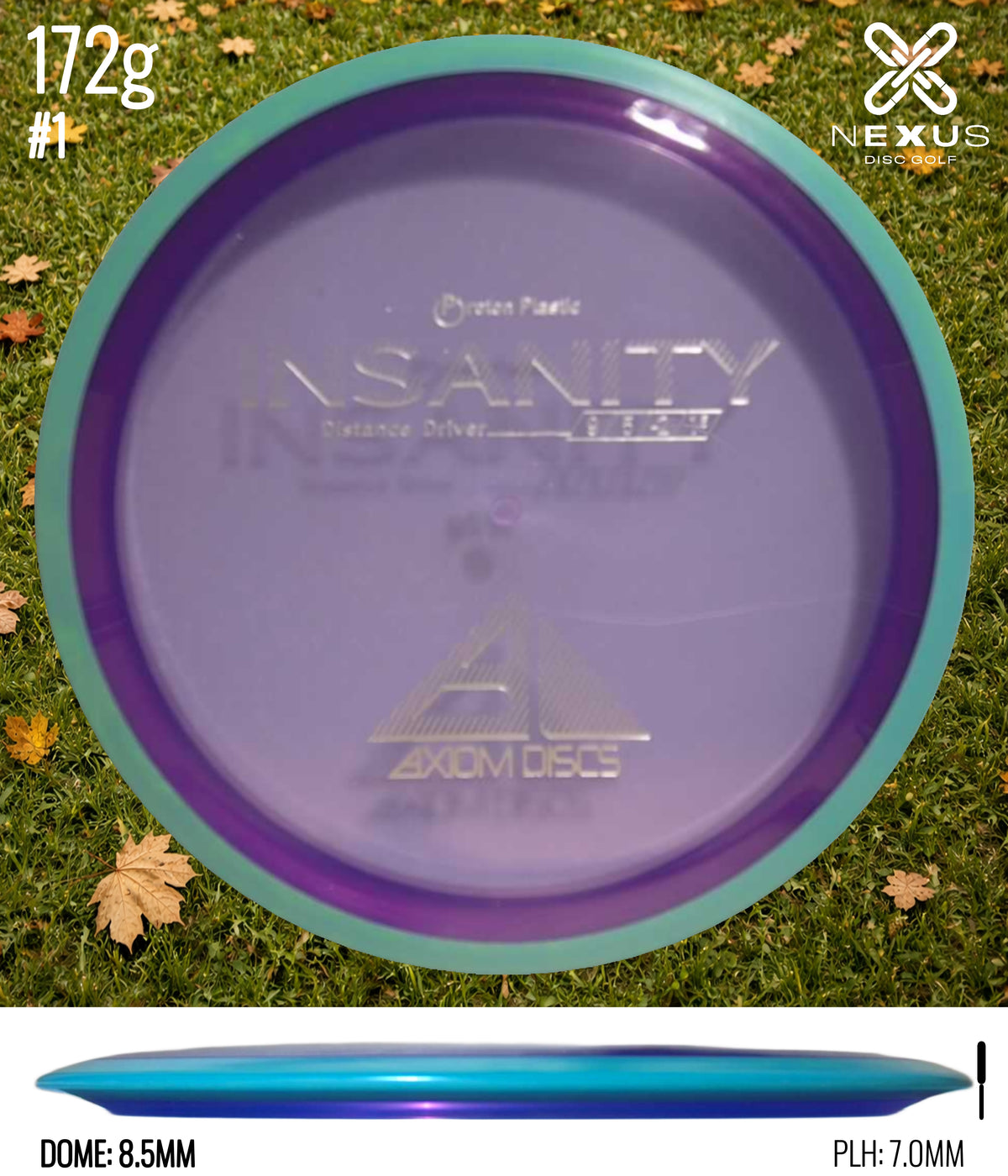 Axiom Insanity Proton Purple/Silver 172g