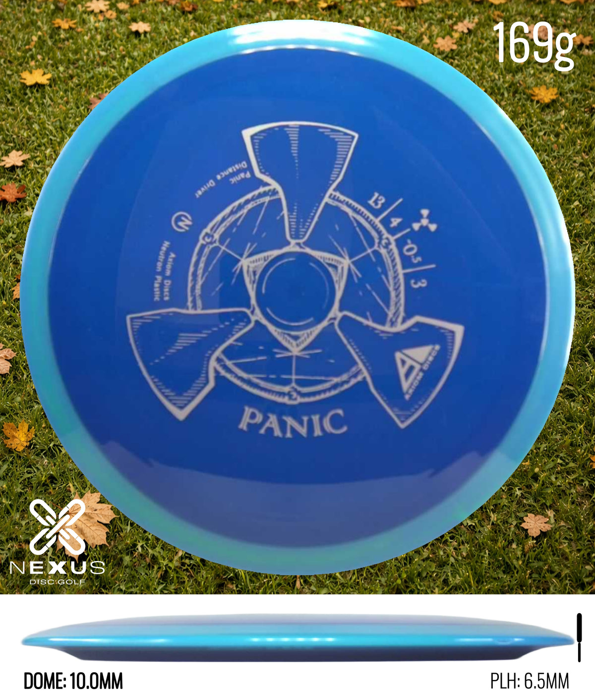 Axiom Panic Neutron Blue/Silver 169g