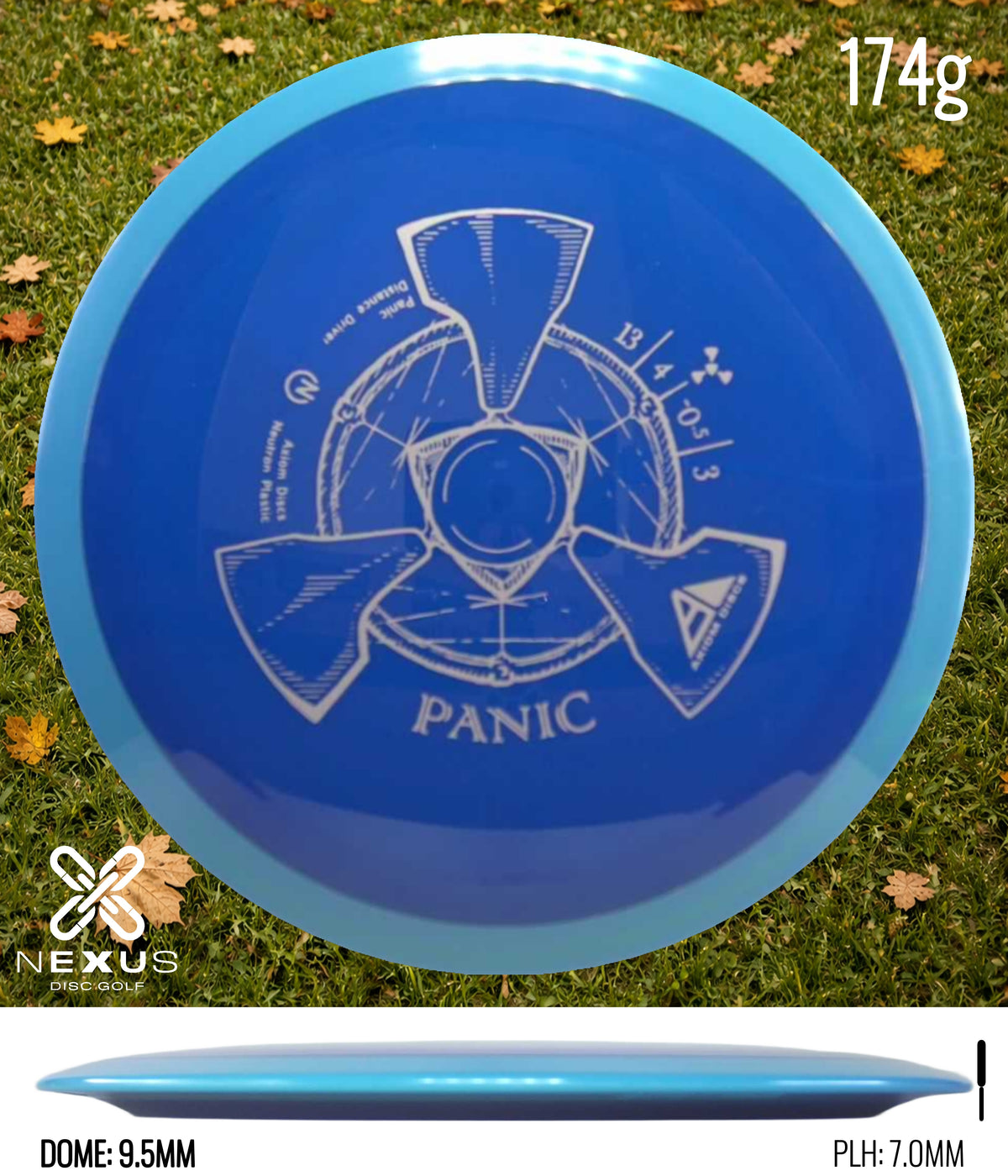 Axiom Panic Neutron Blue/Silver 174g