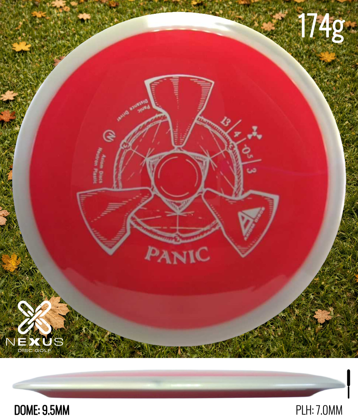 Axiom Panic Neutron Red/Silver 174g