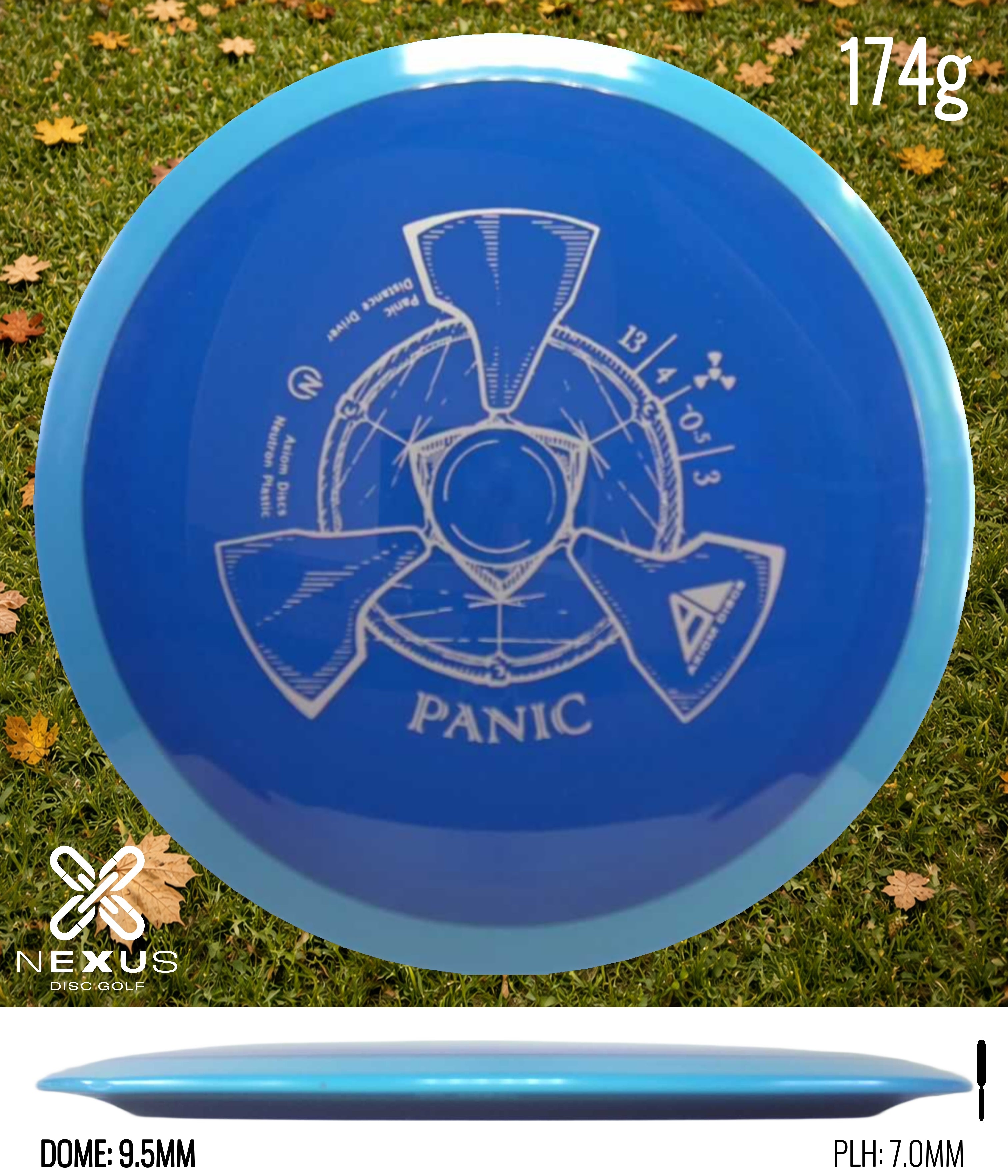 Axiom Panic Neutron White/Silver 174g