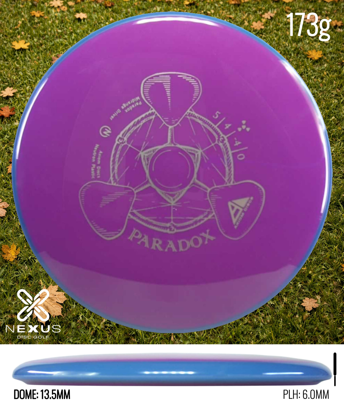Axiom Paradox Neutron Purple/Silver 173g