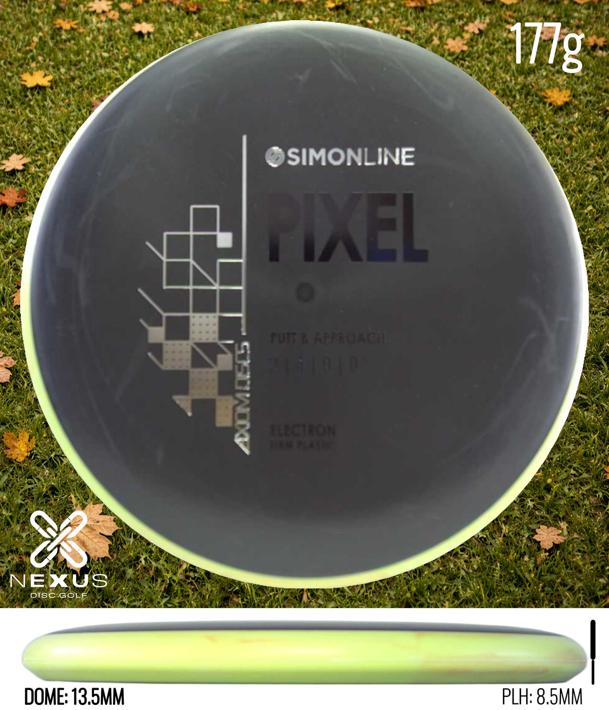 Axiom Pixel Electron Black/Black, Silver 177g