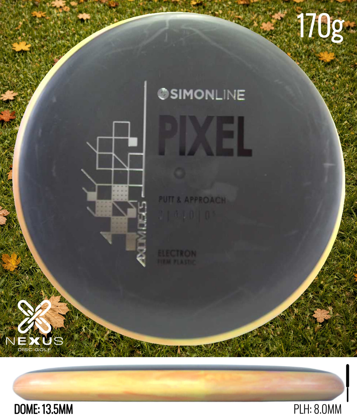 Axiom Pixel Electron Black/Silver, Black 170g