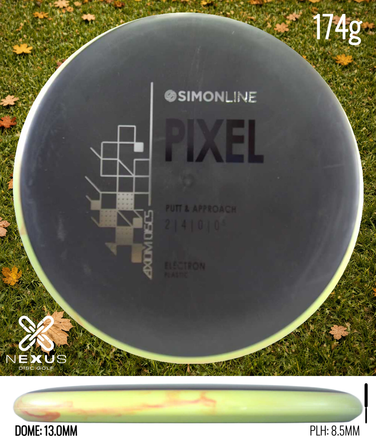 Axiom Pixel Electron Black/Silver, Black 174g