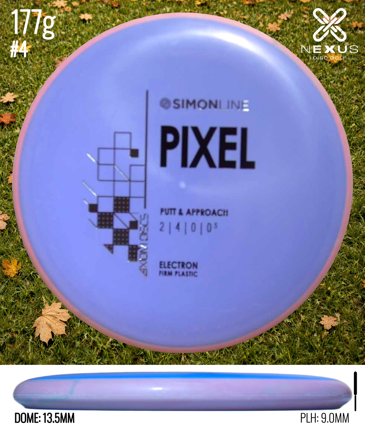 Axiom Pixel Electron Blue/Black, Silver 177g