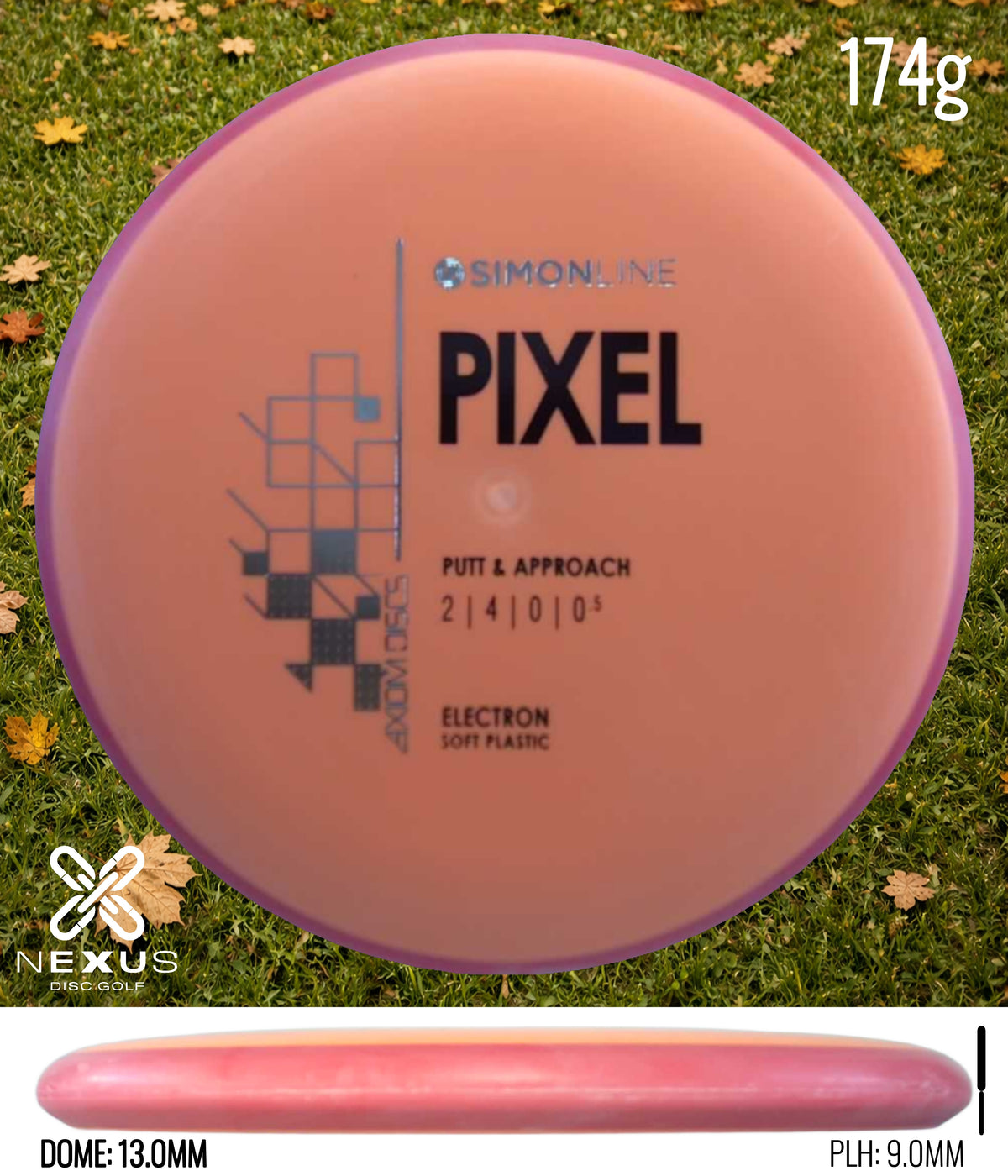 Axiom Pixel Electron Orange/Black, Silver 174g