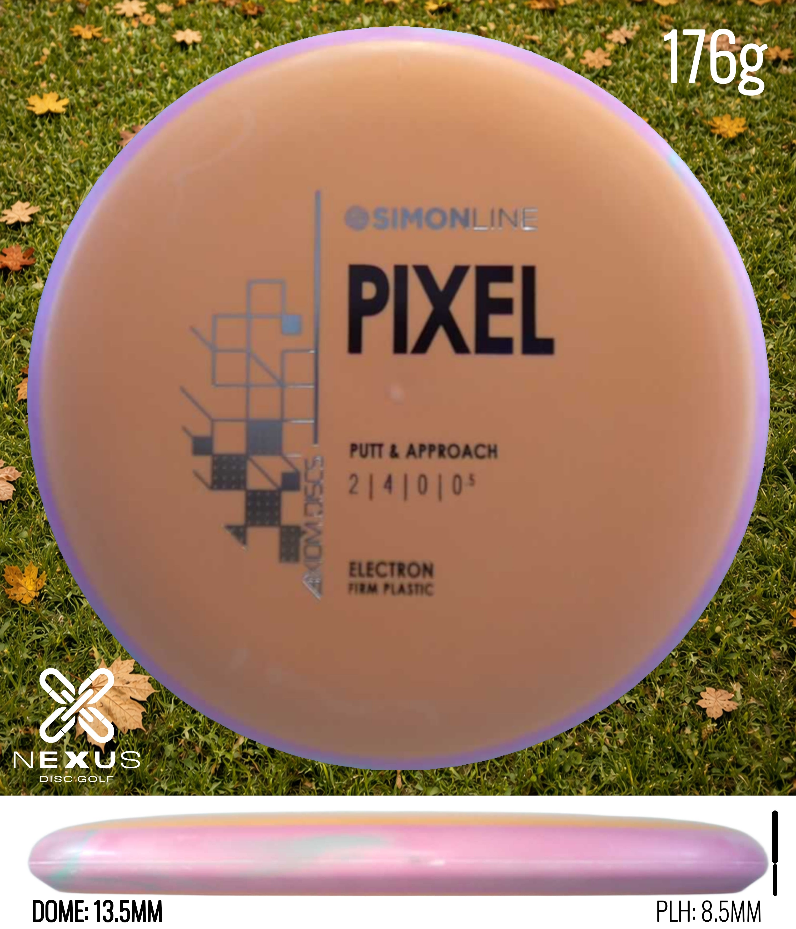 Axiom Pixel Electron Orange/Black, Silver 176g