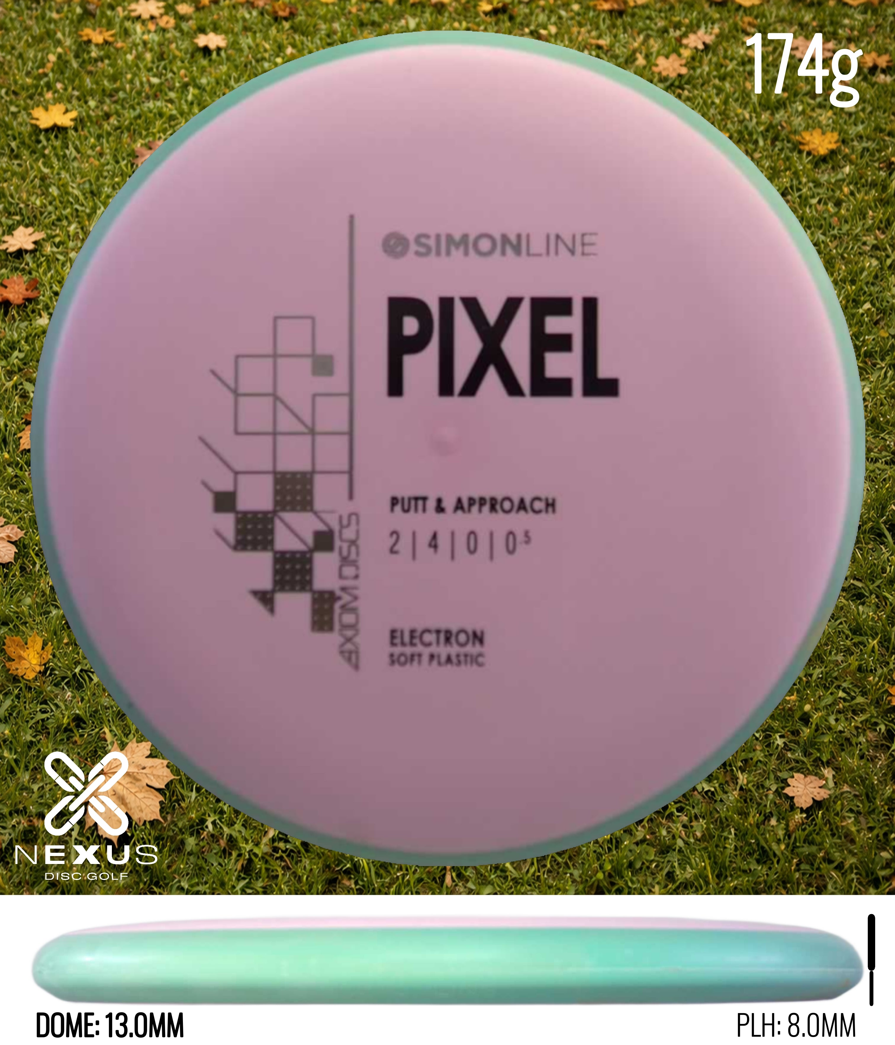 Axiom Pixel Electron Pink/Black, Silver 174g