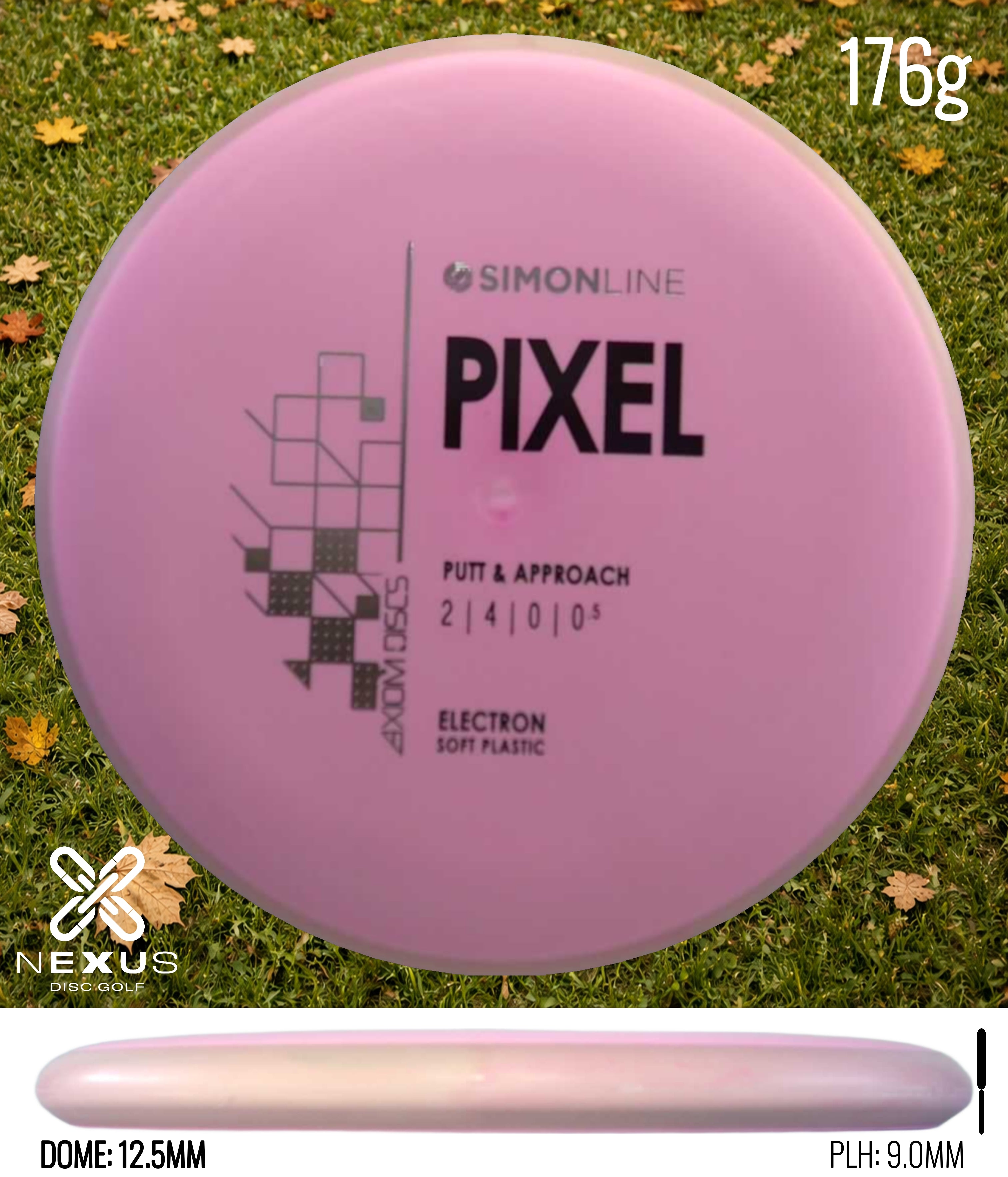 Axiom Pixel Electron Pink/Black, Silver 176g