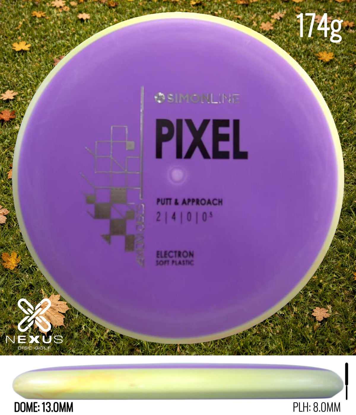 Axiom Pixel Electron Purple/Black, Silver 174g