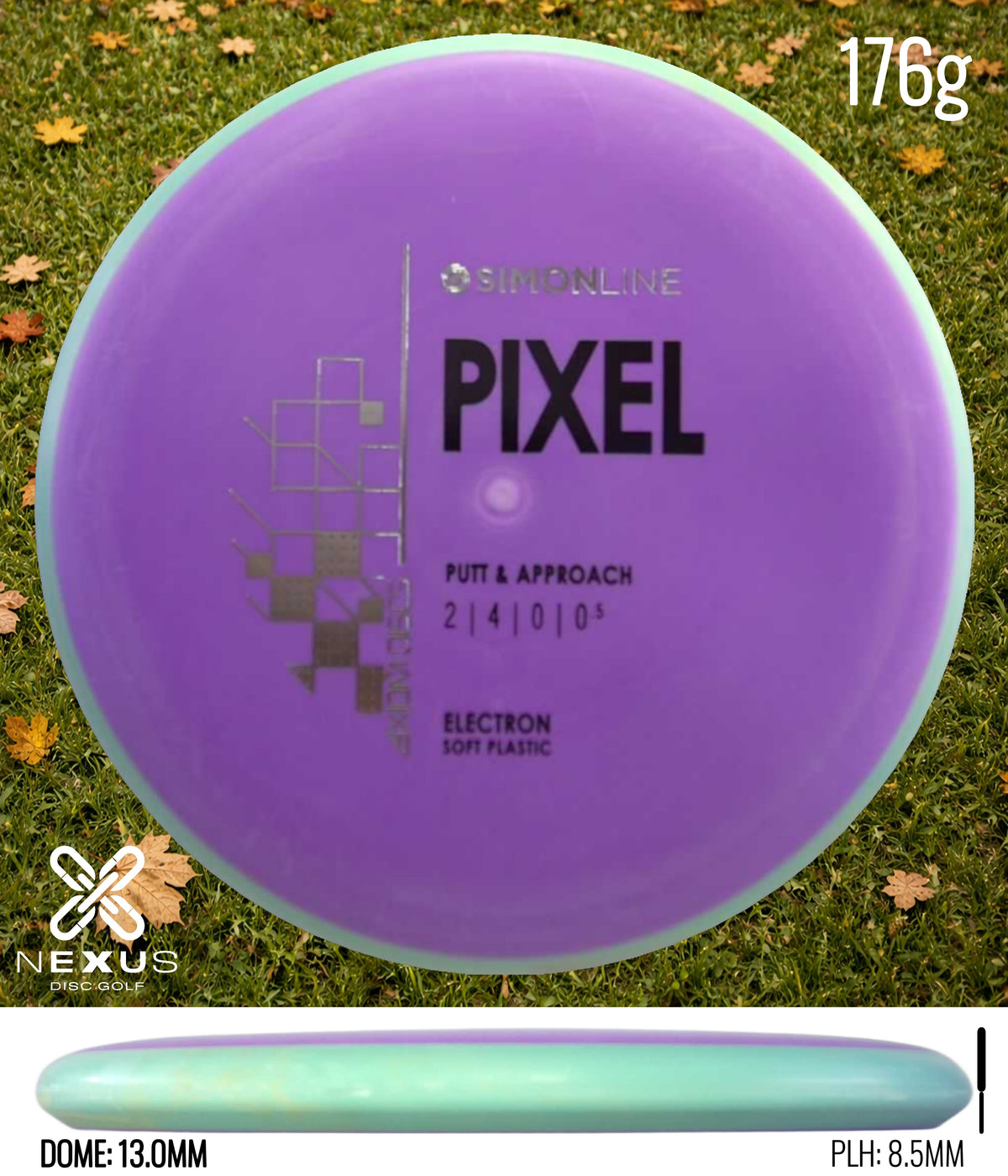Axiom Pixel Electron Purple/Black, Silver 176g