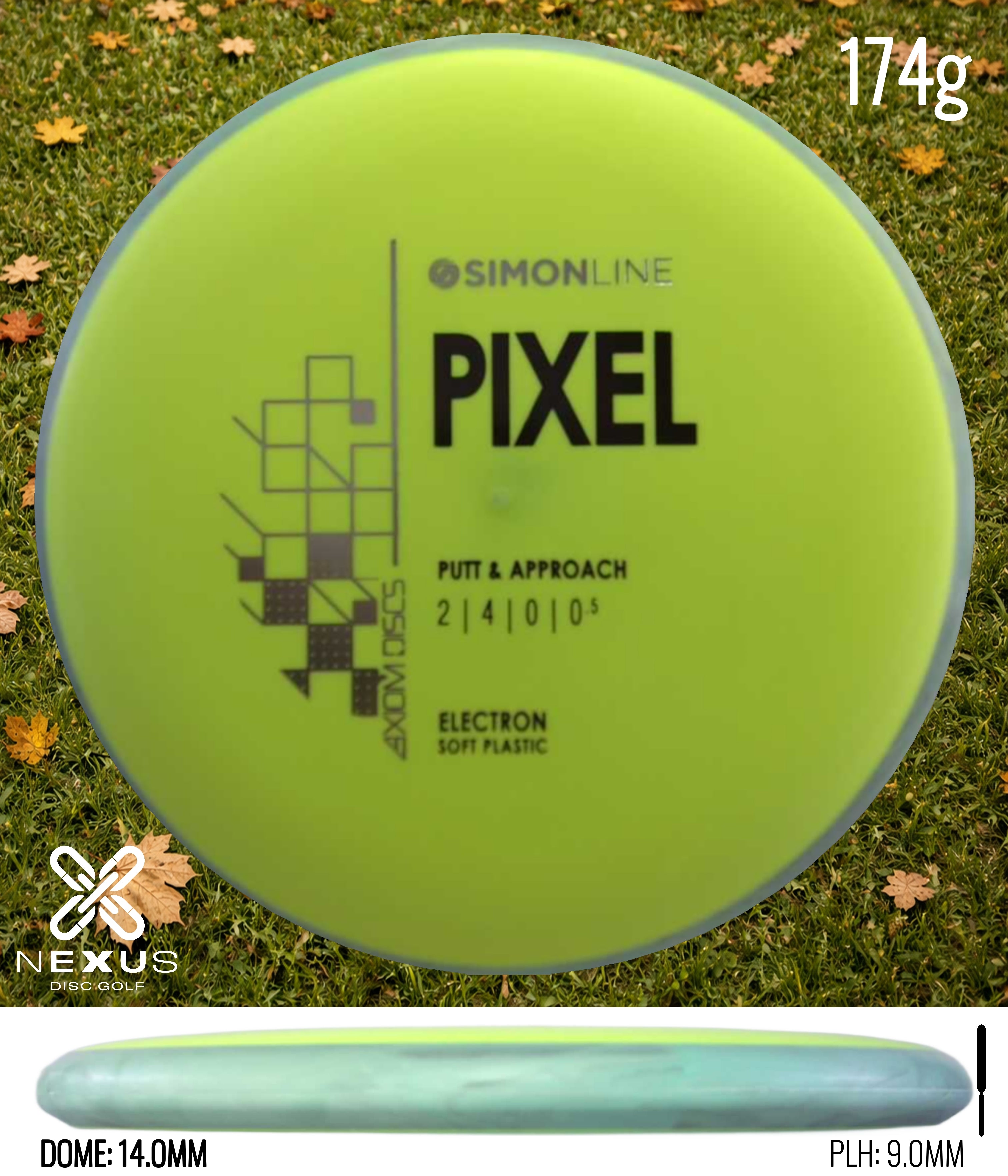Axiom Pixel Electron Yellow/Black, Silver 174g