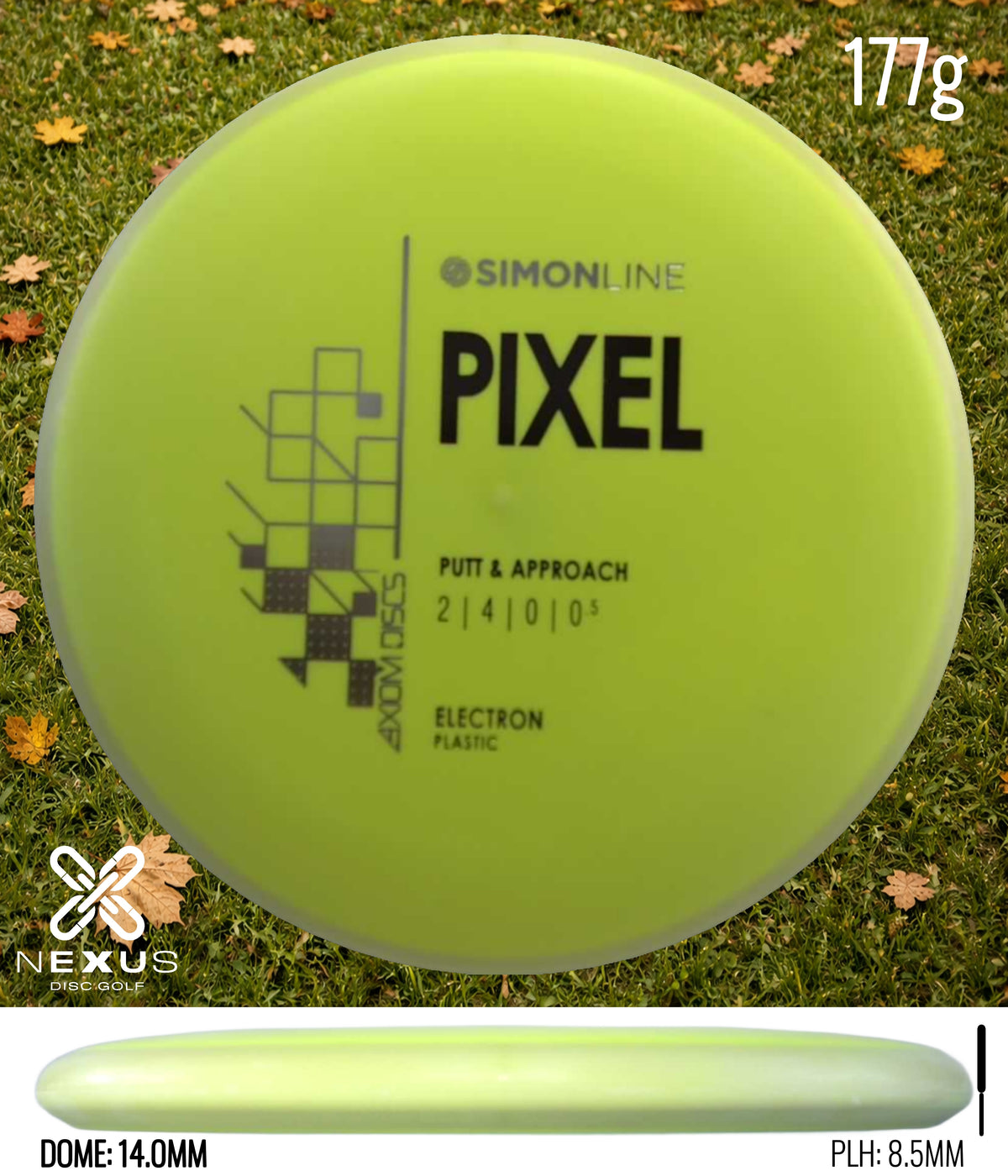 Axiom Pixel Electron Yellow/Black, Silver 177g