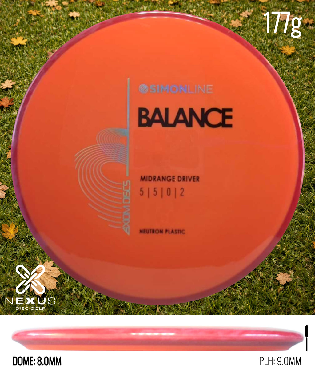 Axiom Simon Line Neutron Balance Orange/Black, Silver 177g