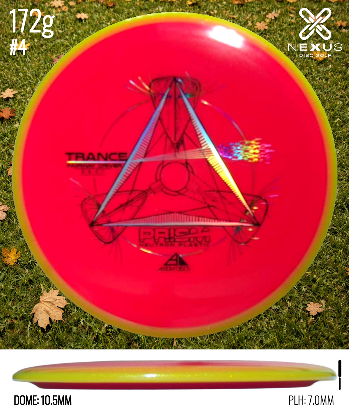 Axiom Trance Prism Neutron Pink/Rainbow Holo 172g