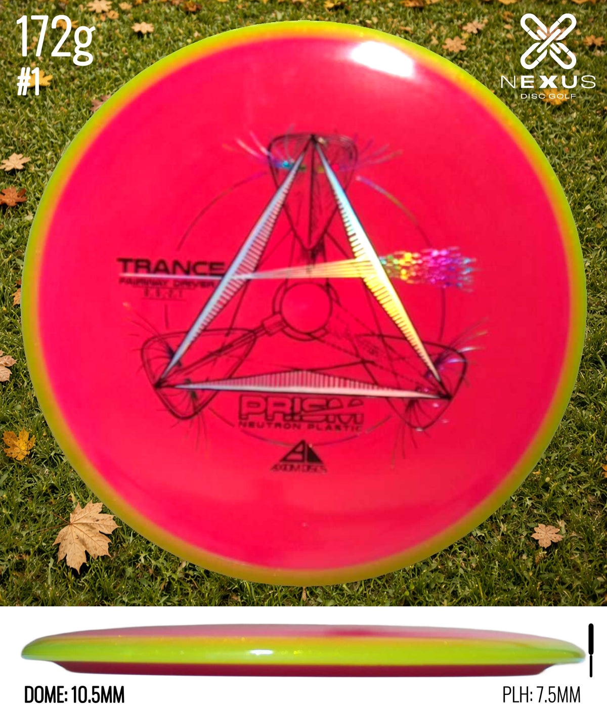 Axiom Trance Prism Neutron Pink/Silver, Black 172g