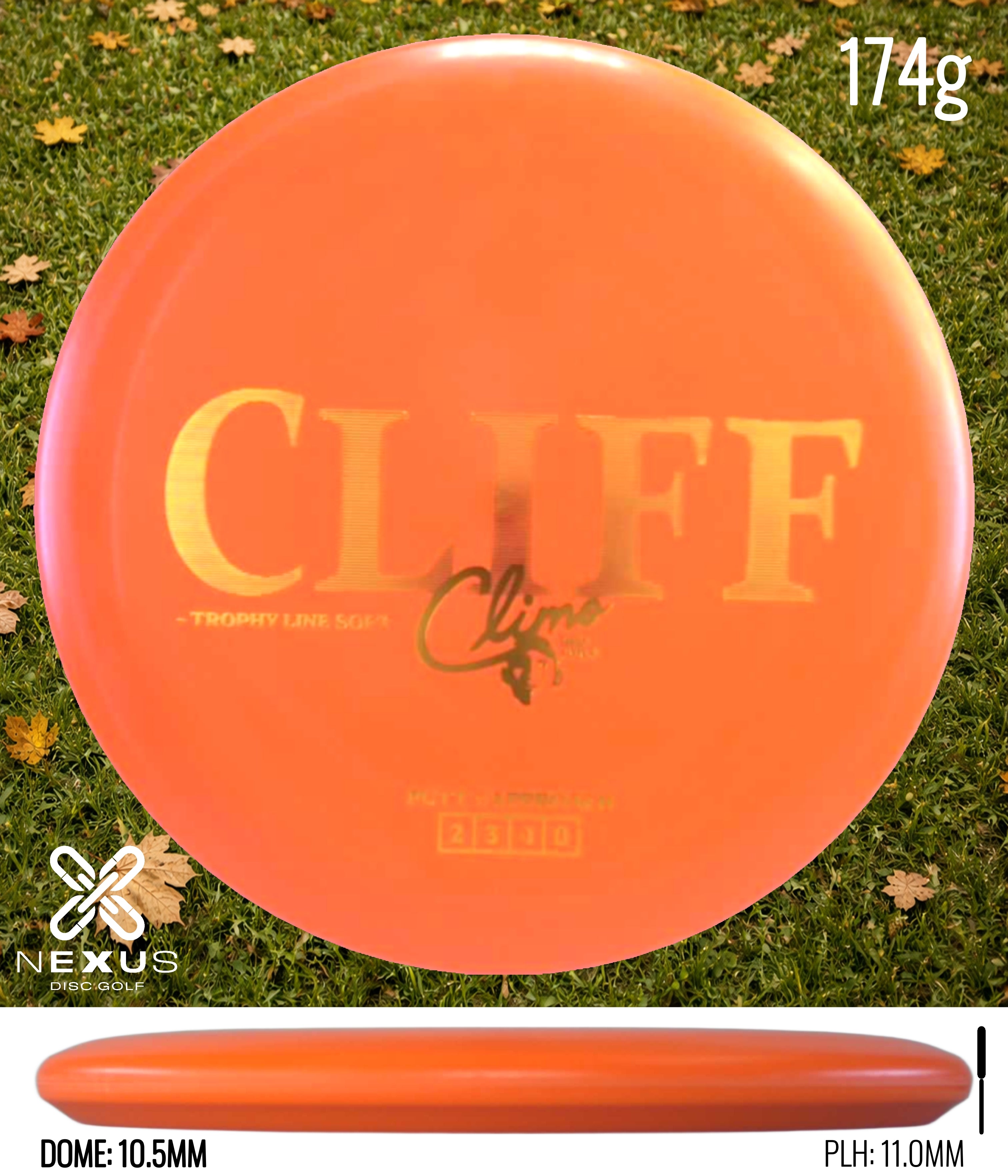 Climo Disc Golf Cliff (Trophy Line Soft)
