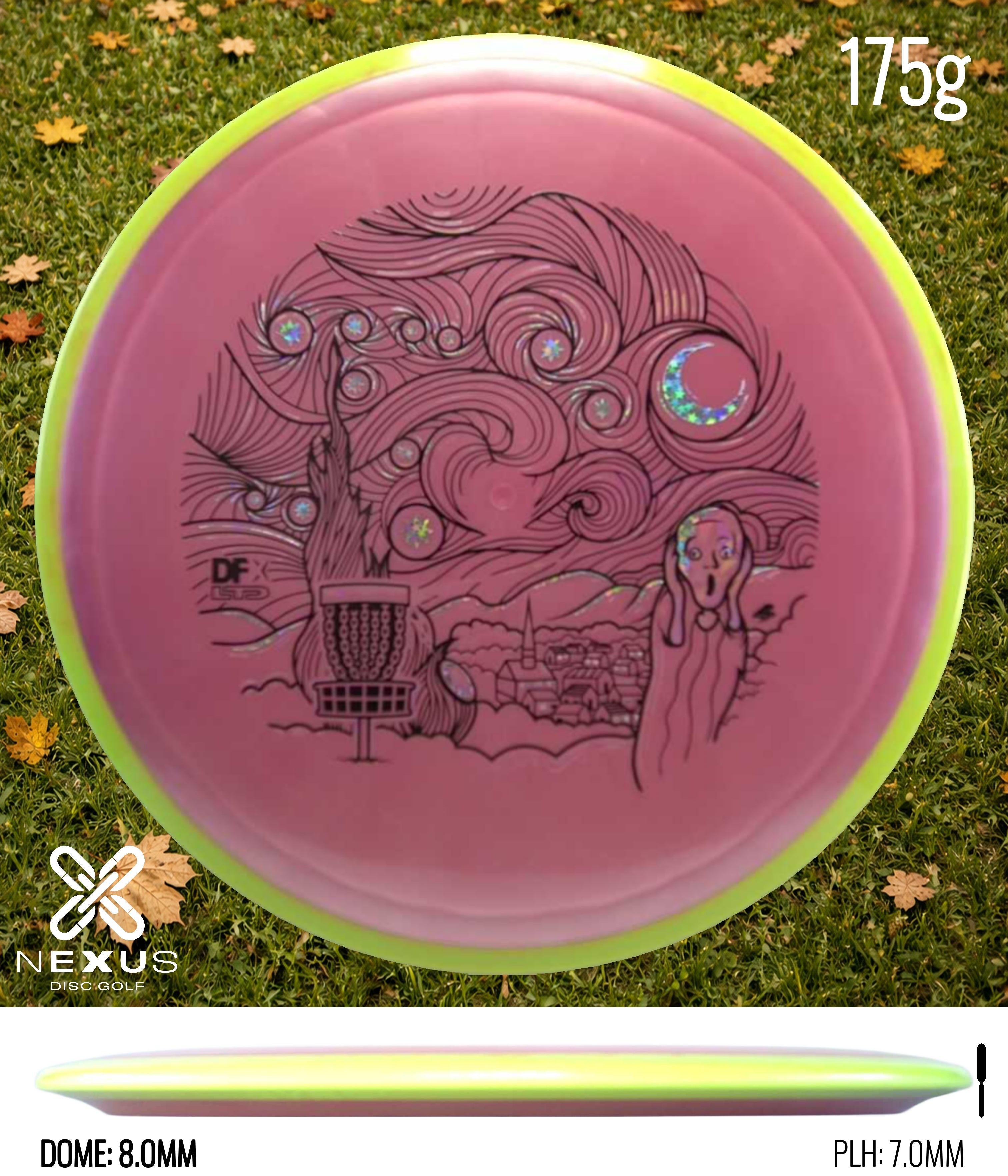 dfx Axiom Crave (Plasma) Pink/Black, Holographic 175g