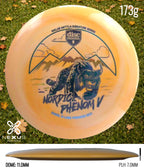 Discmania DD Orange/Black, Blue Metallic 173g