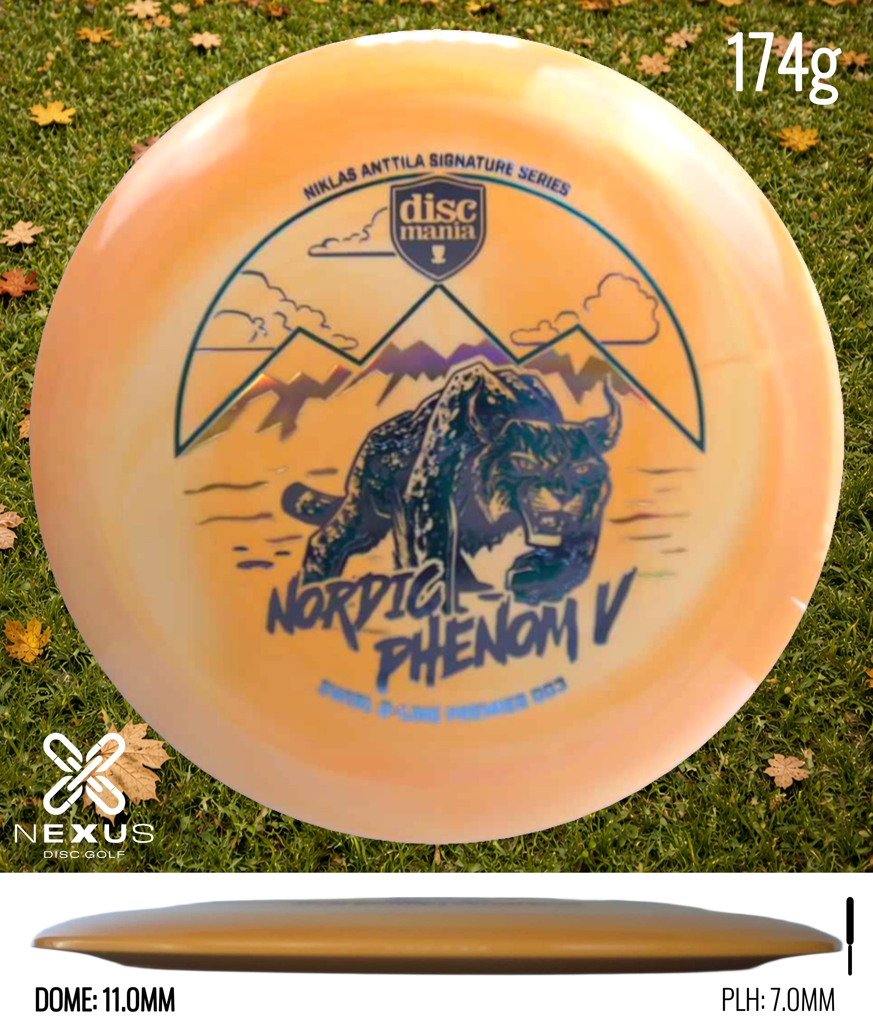 Discmania DD Orange/gold 174g