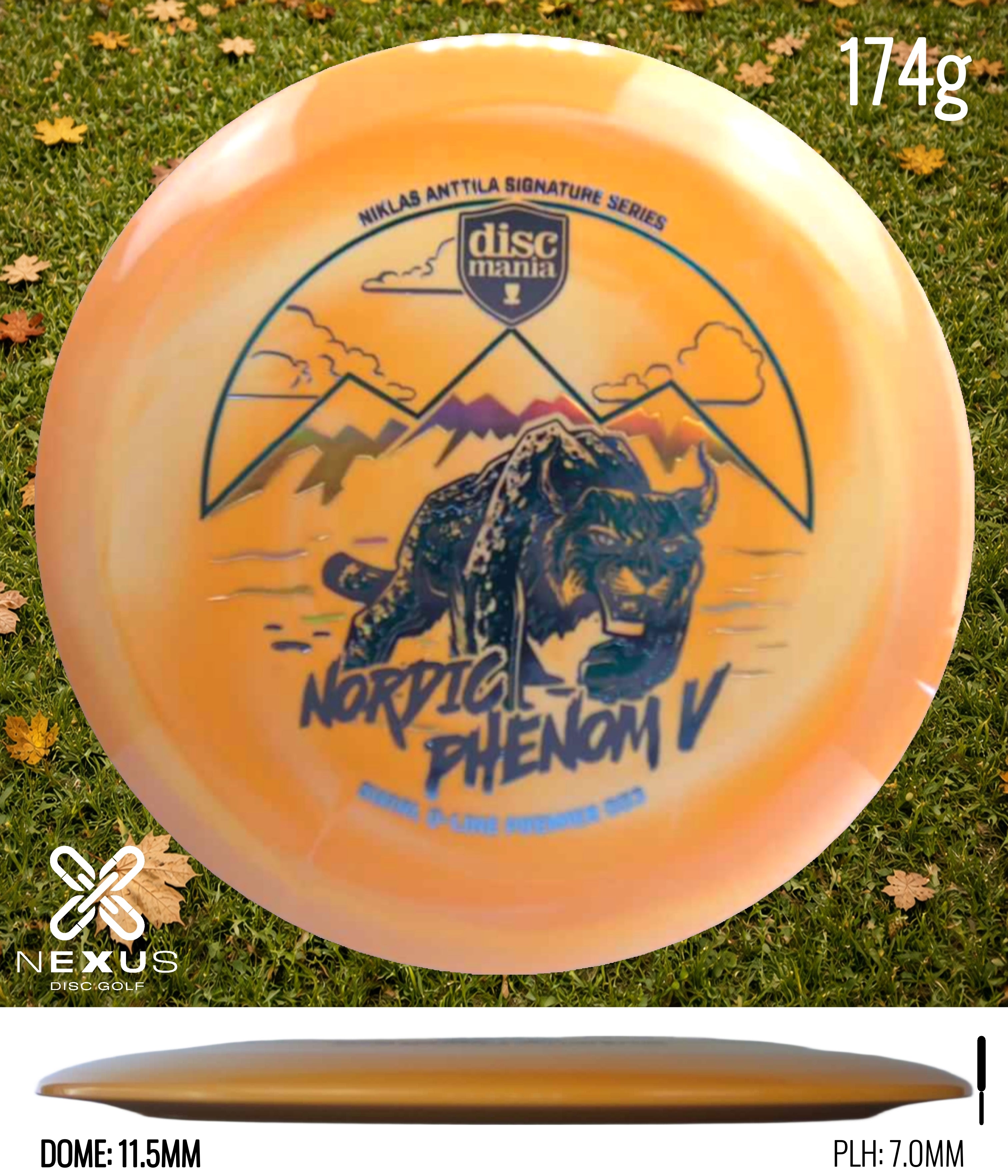 Discmania DD Orange/gold 174g