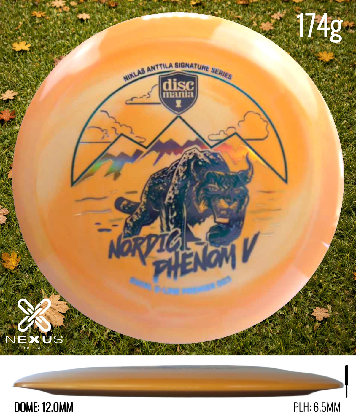 Discmania DD Orange/gold 174g