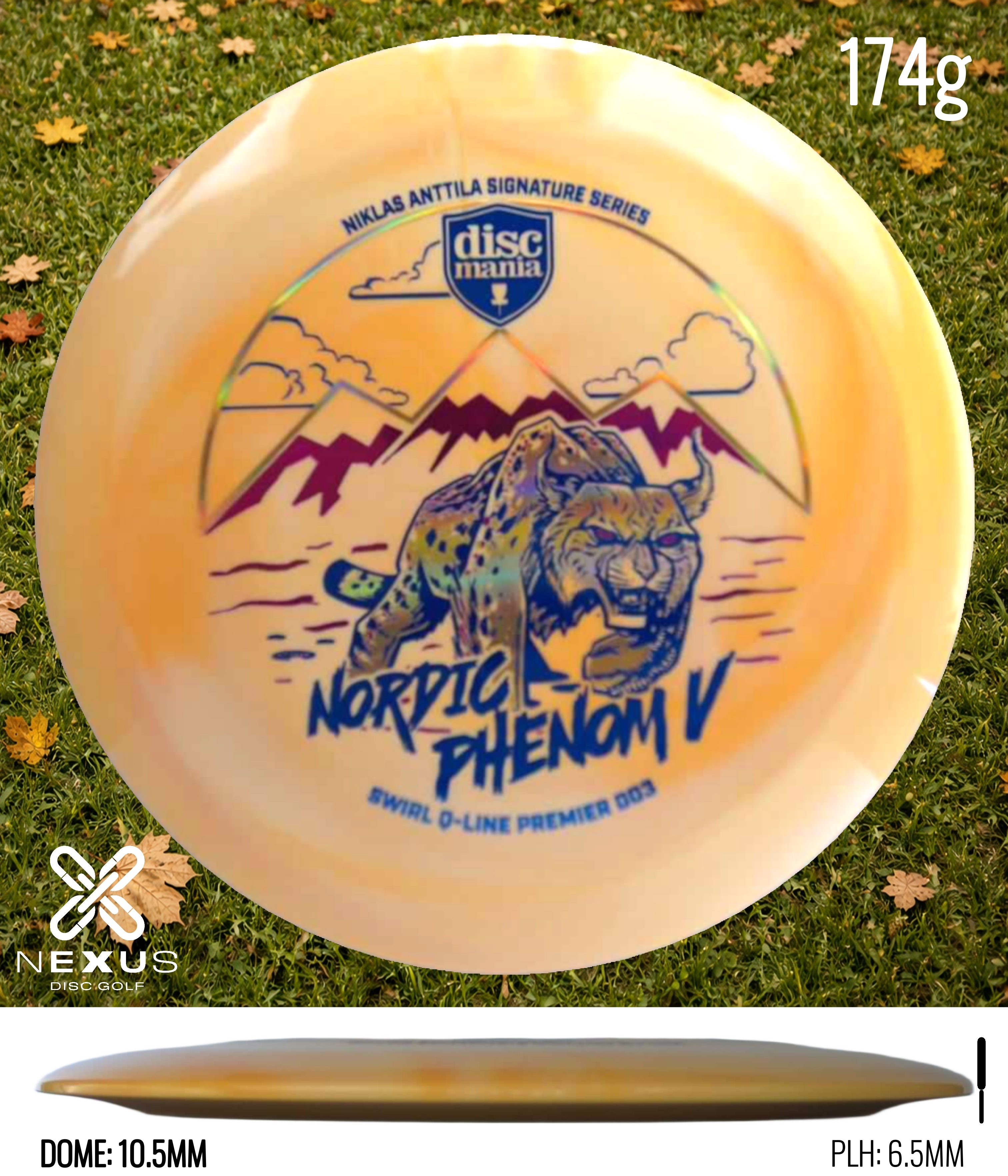 Discmania DD Orange/gold 174g