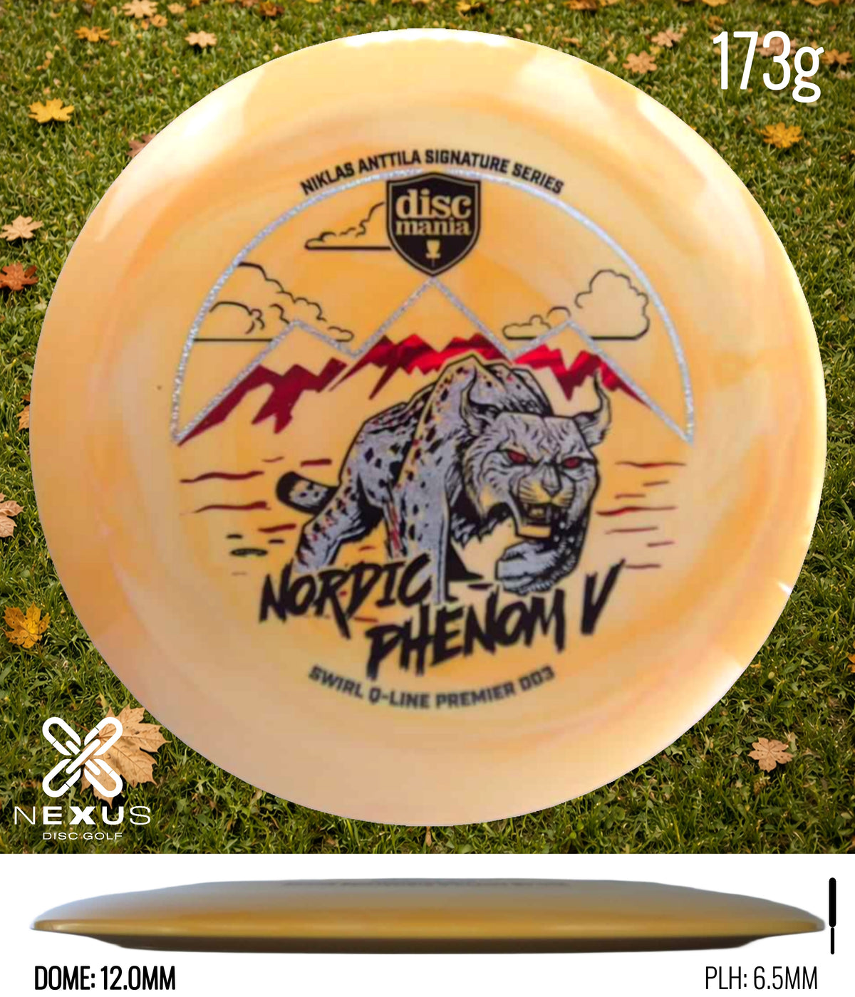 Discmania DD Orange/Multicolor, Silver 173g