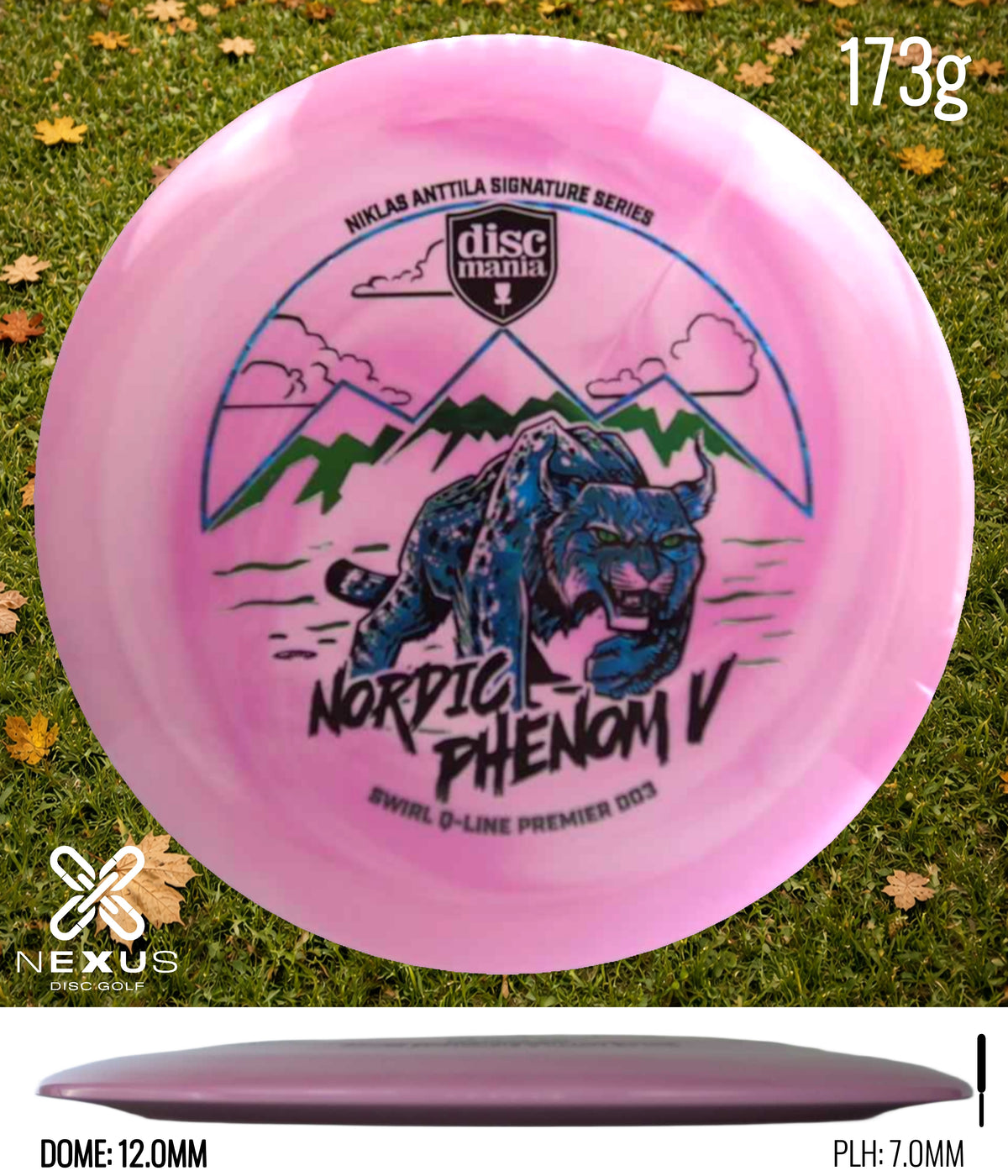 Discmania DD Pink/Multicolor 173g