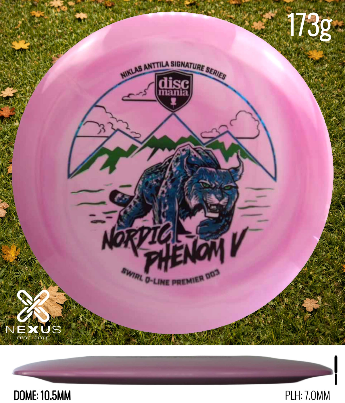 Discmania DD Pink/Multicolor 173g