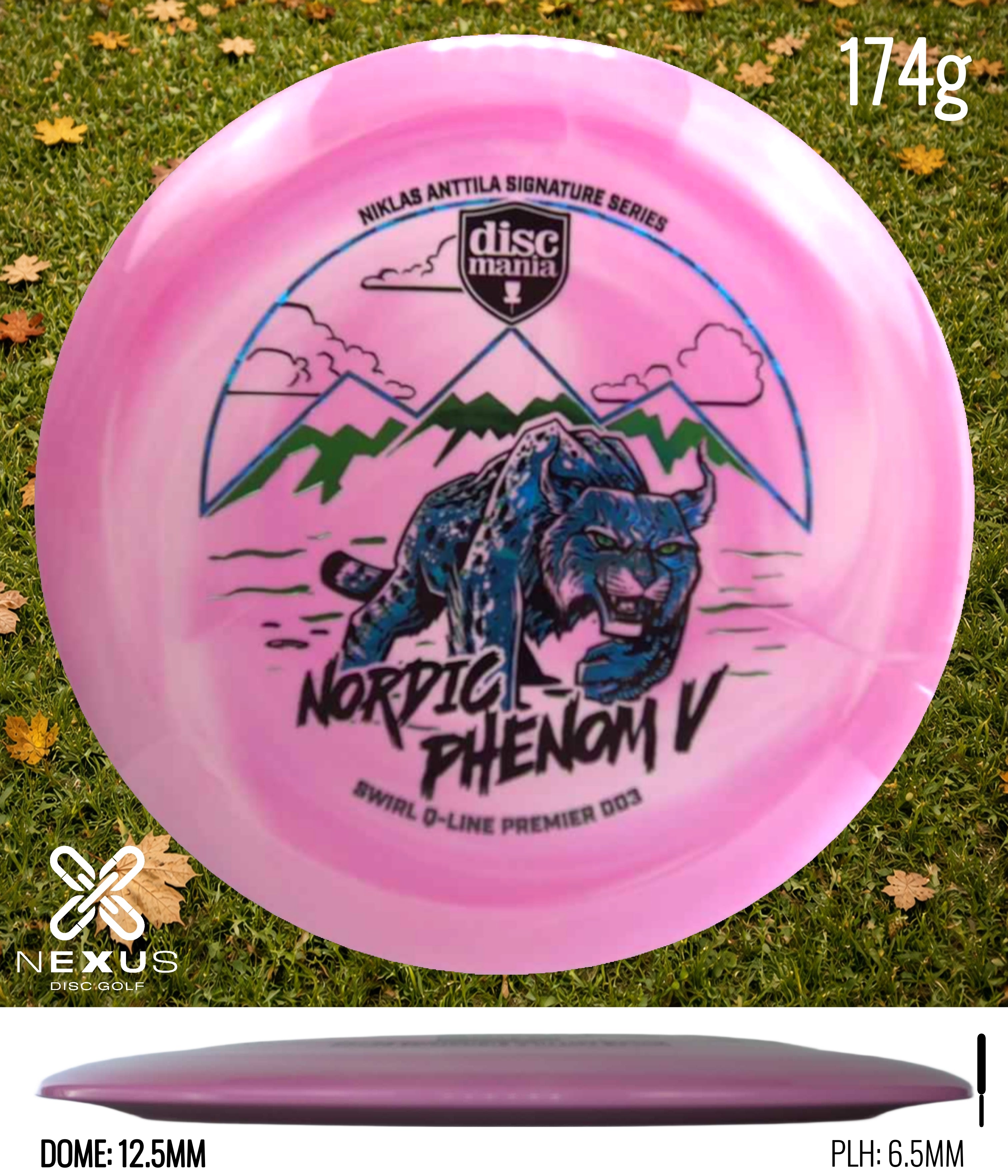 Discmania DD Pink/Multicolor 174g