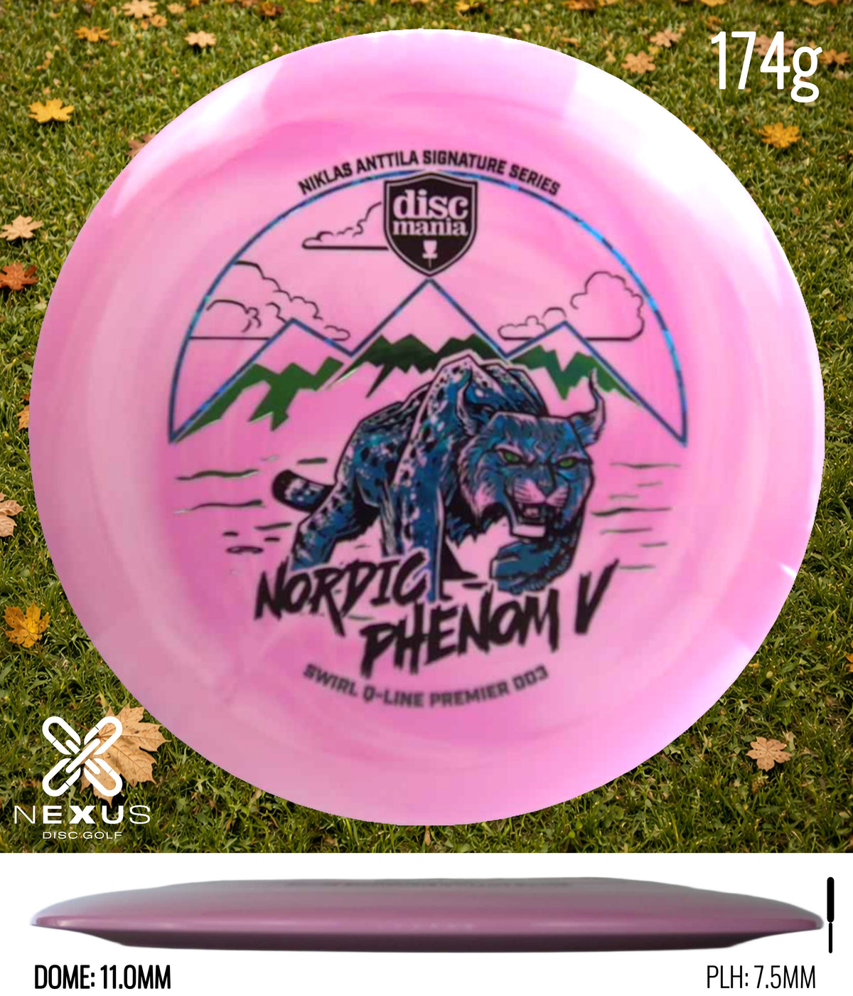 Discmania DD Pink/Multicolor 174g