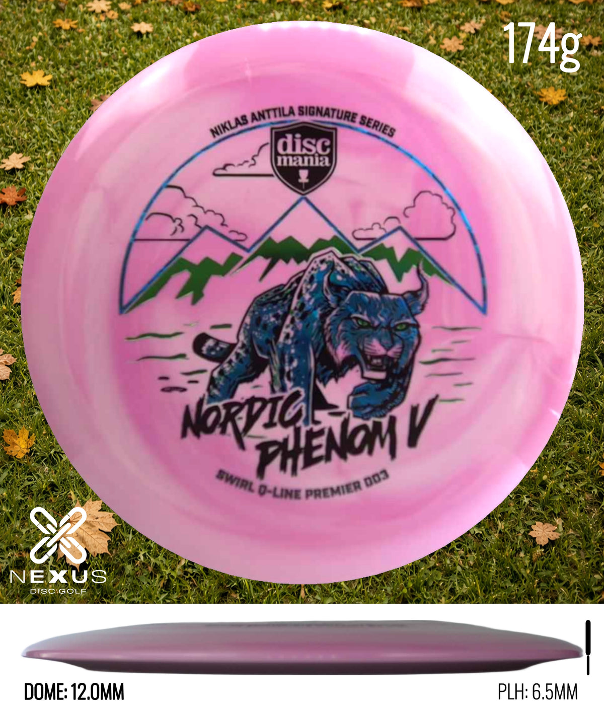 Discmania DD Pink/Multicolor 174g